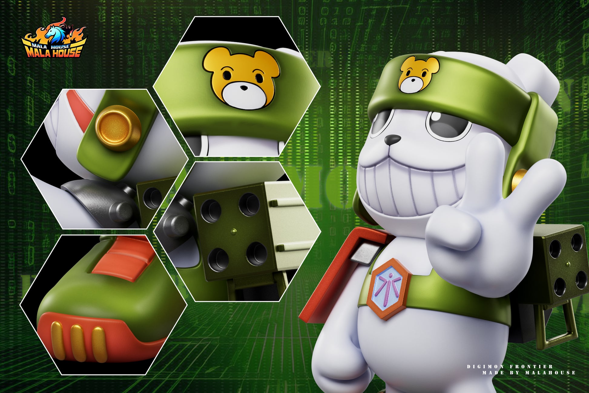 MALA House Studio - Agnimon X Wolfmon X Chackmon [3 Variants]