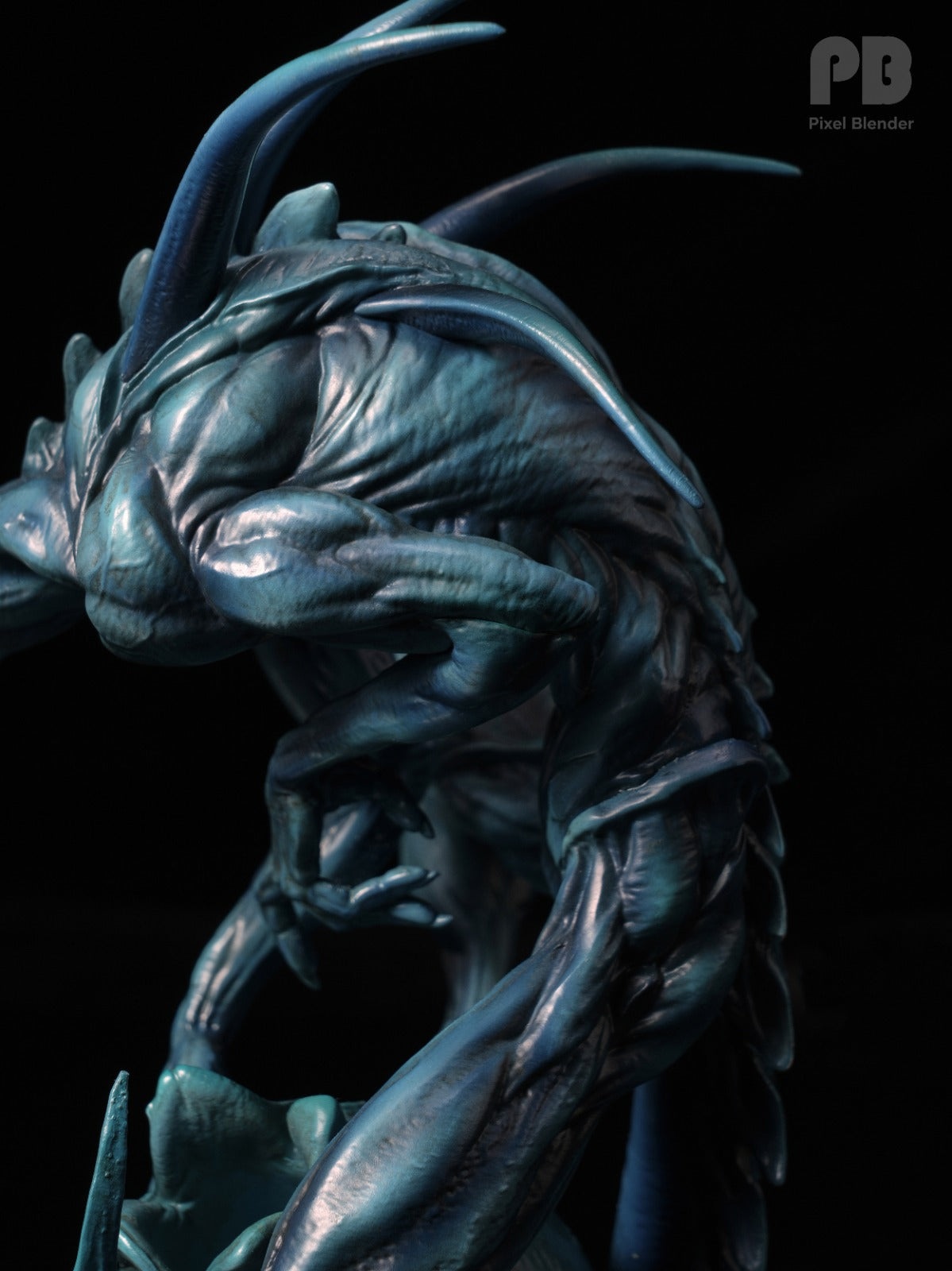 Pixel Blender Studio x PB Studio - Pen Holder Alien