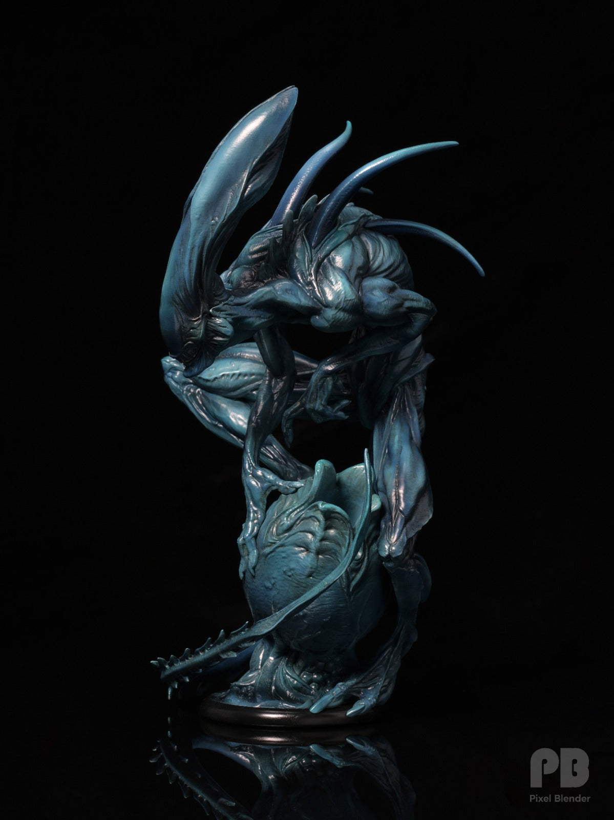 Pixel Blender Studio x PB Studio - Pen Holder Alien