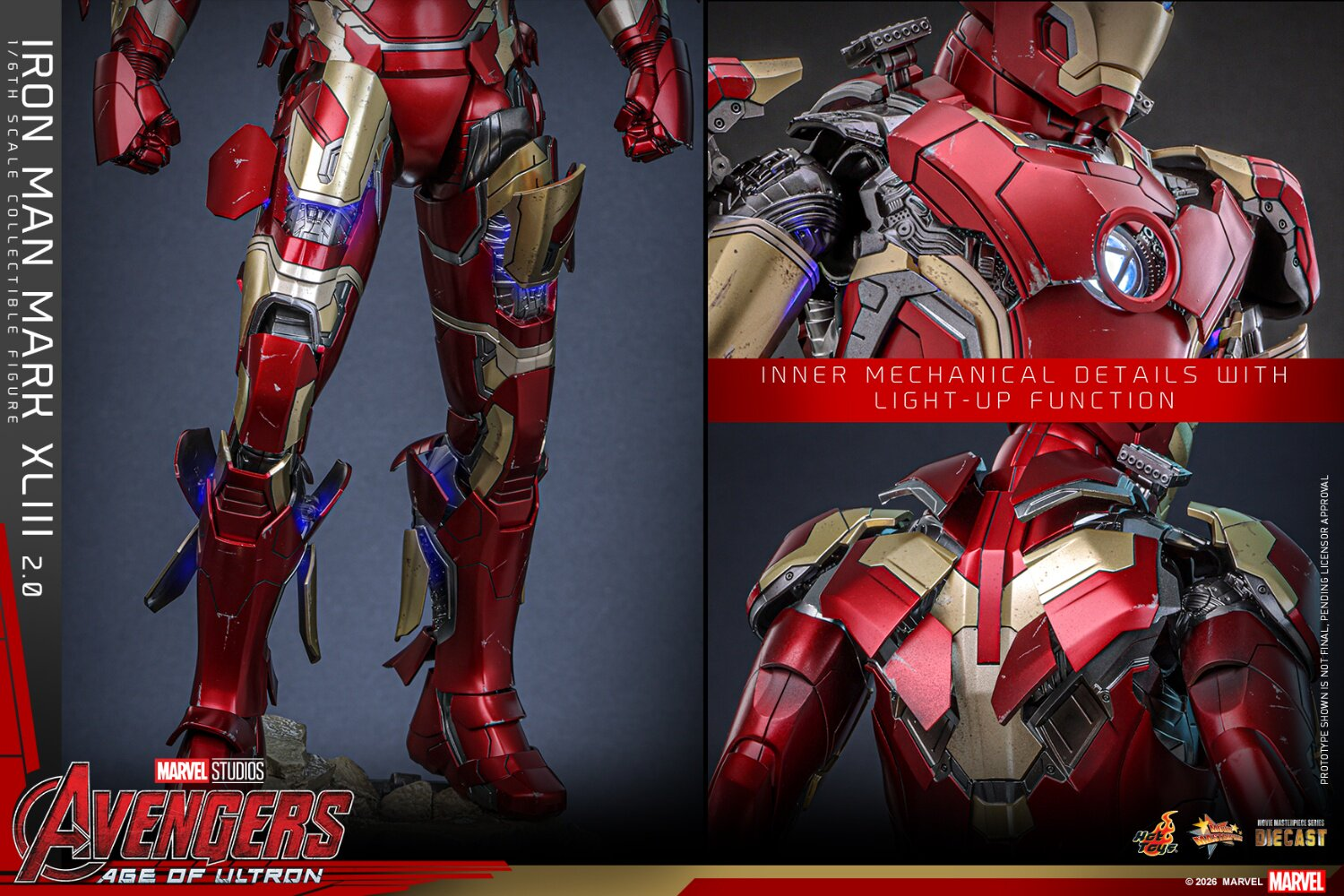 Hottoys - Iron Man Mark XLIII (2.0) [MMS865D80 / MMS866D81] [Licensed] [2 Variants]