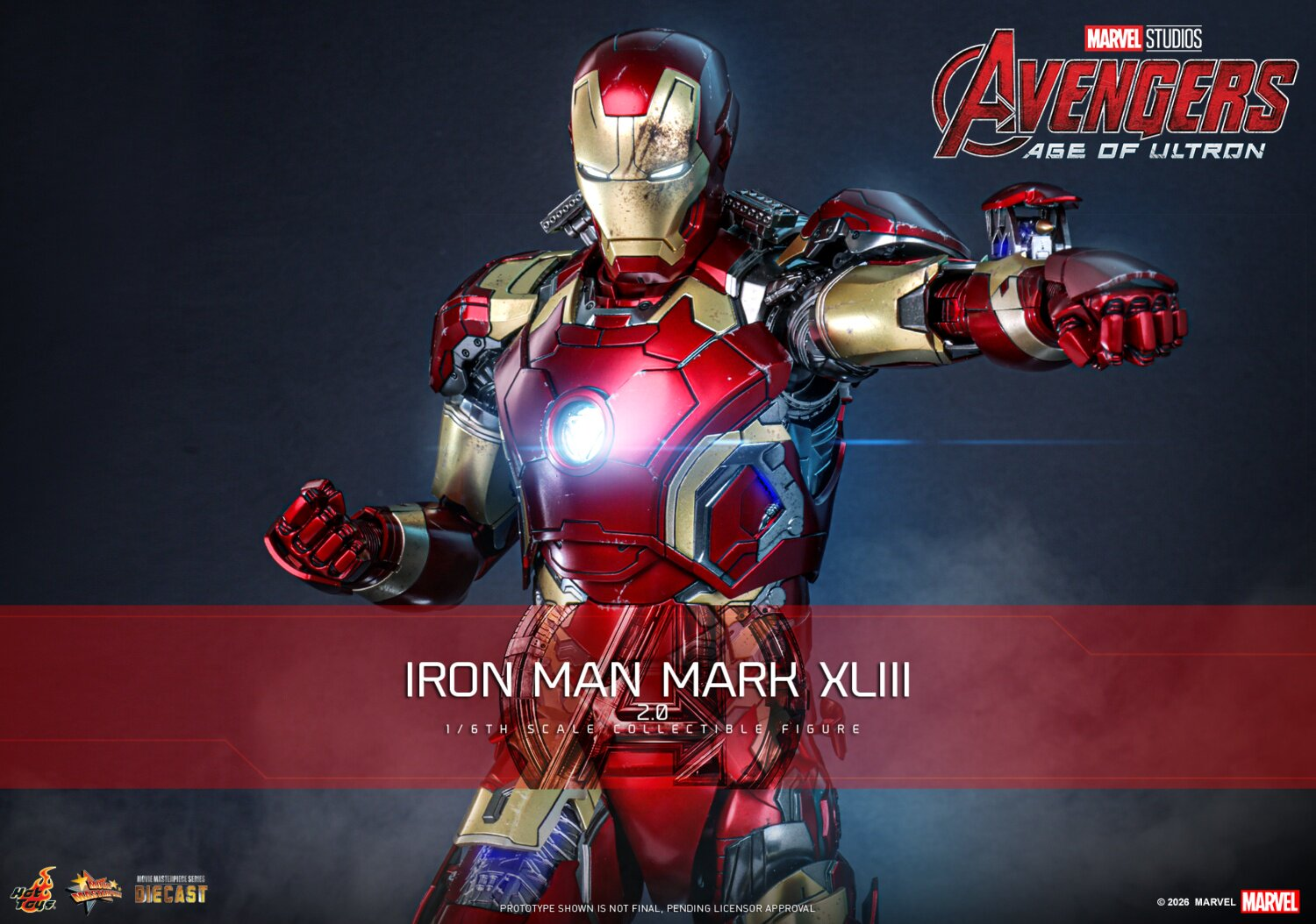Hottoys - Iron Man Mark XLIII (2.0) [MMS865D80 / MMS866D81] [Licensed] [2 Variants]