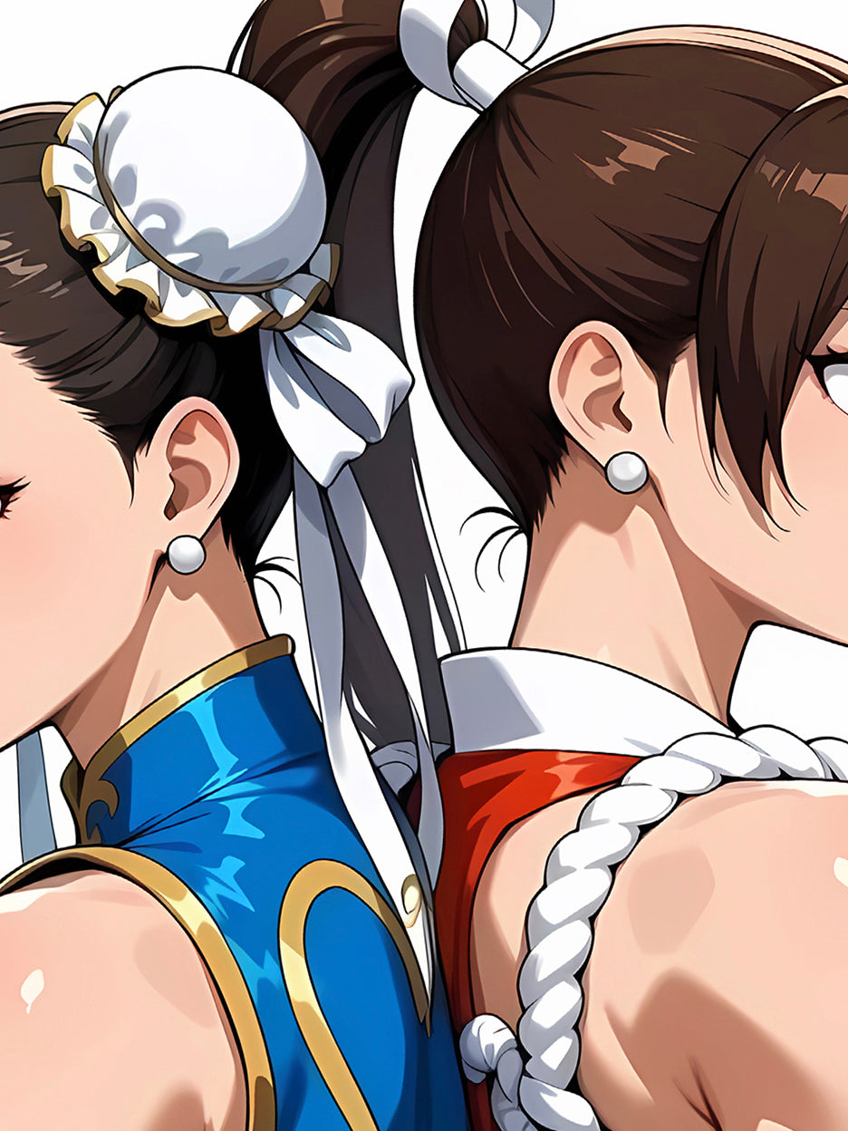 Xing Kong Studio - Chun-Li & Mai Shiranui Poster Frame [2 Variants]