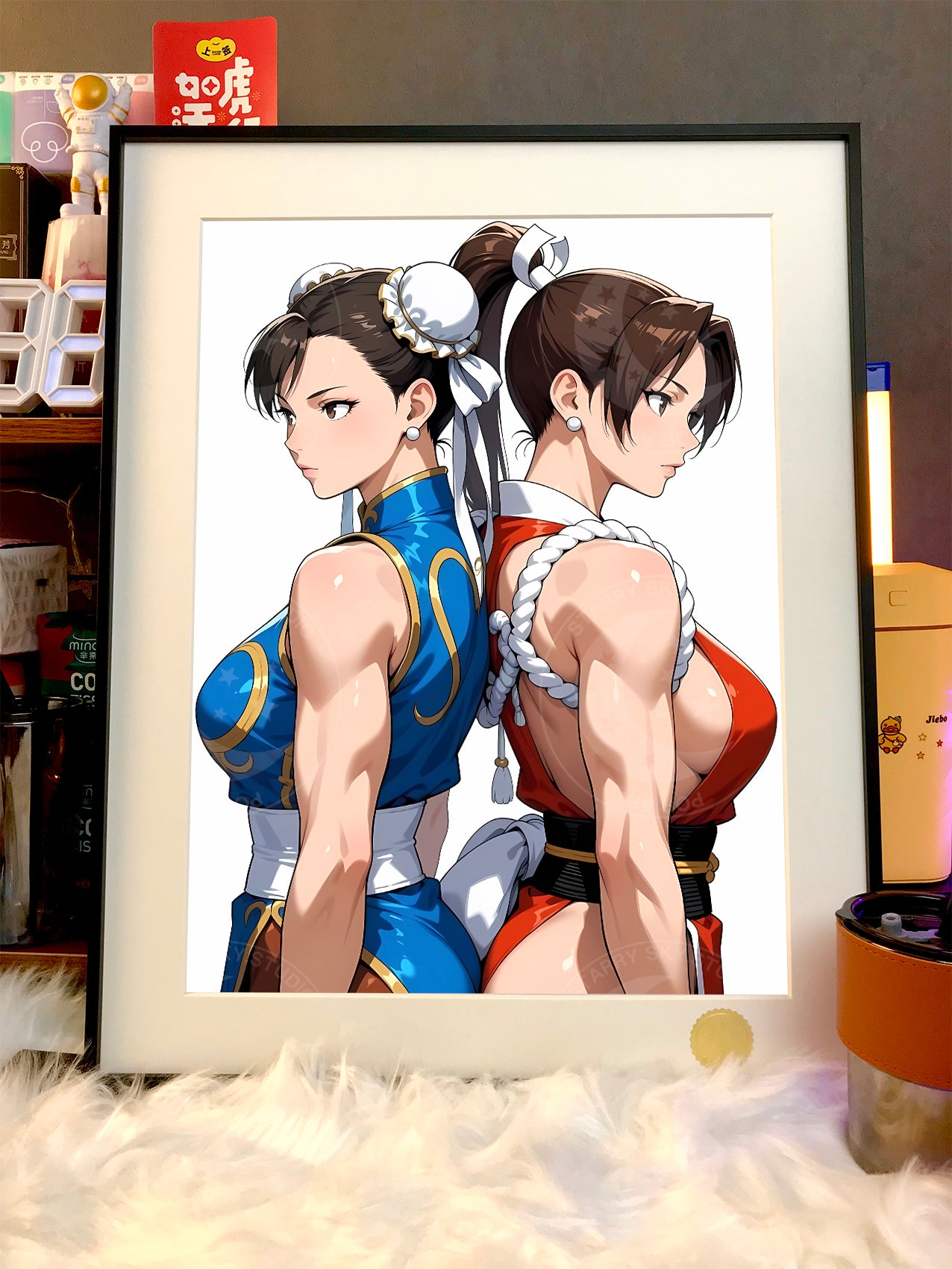 Xing Kong Studio - Chun-Li & Mai Shiranui Poster Frame [2 Variants]