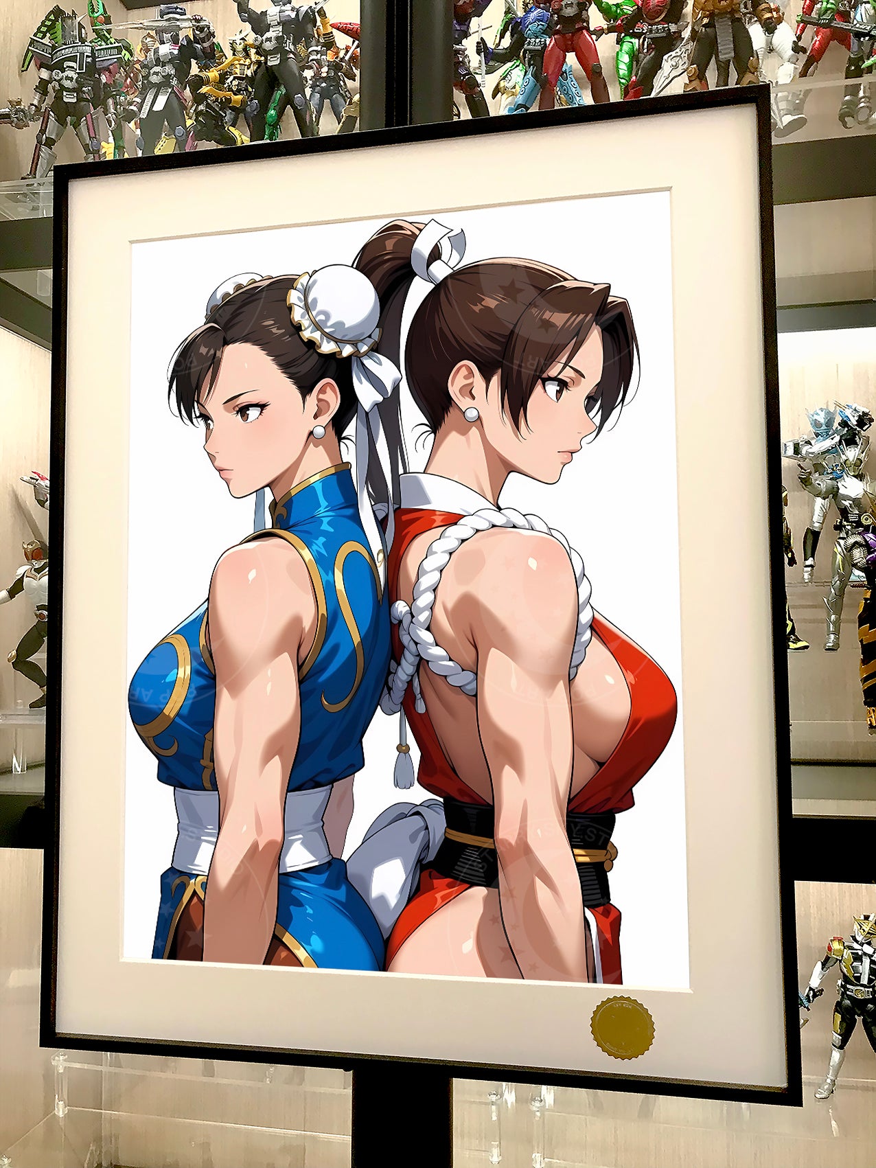 Xing Kong Studio - Chun-Li & Mai Shiranui Poster Frame [2 Variants]