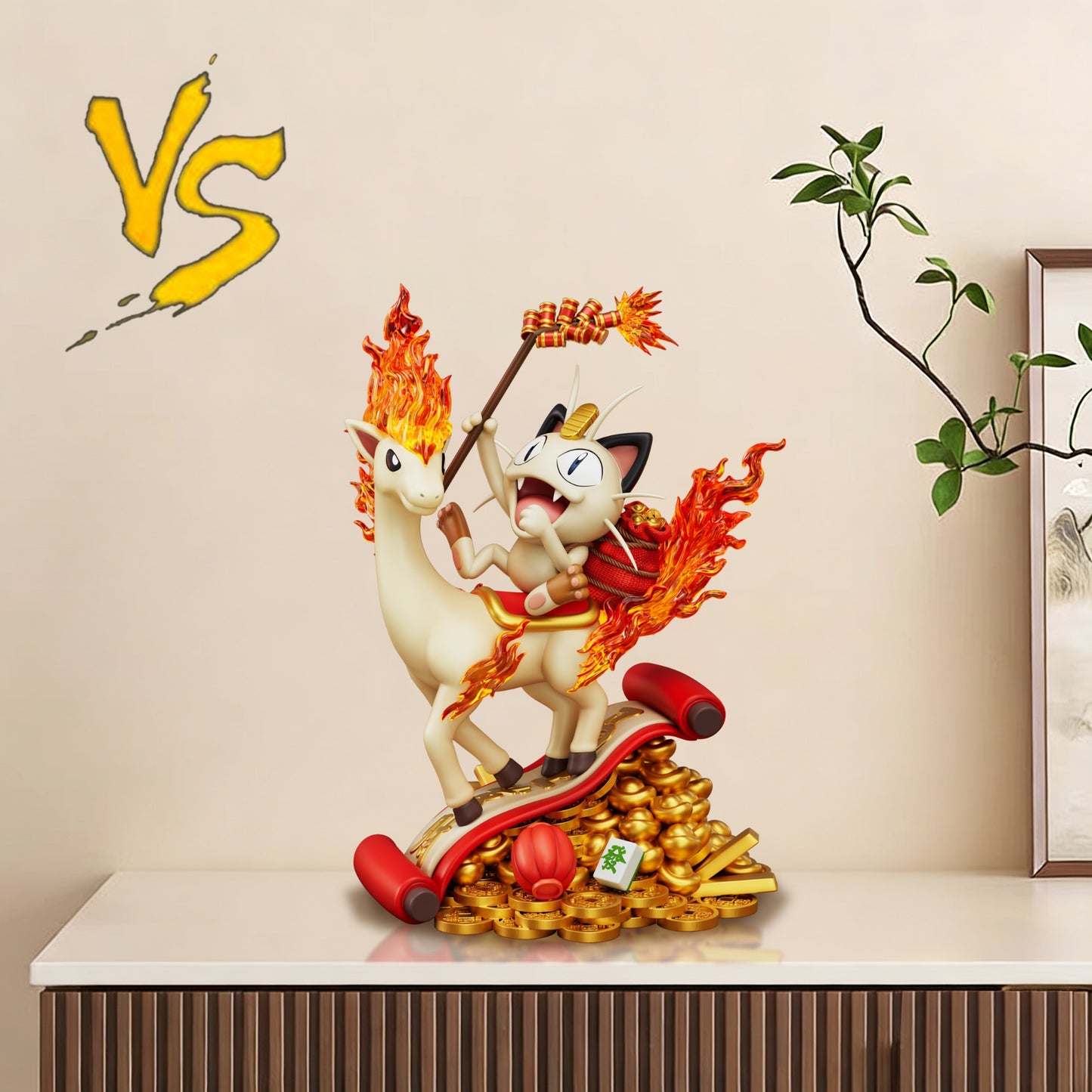 Vs Studio - Lucky Meowth & Rapidash