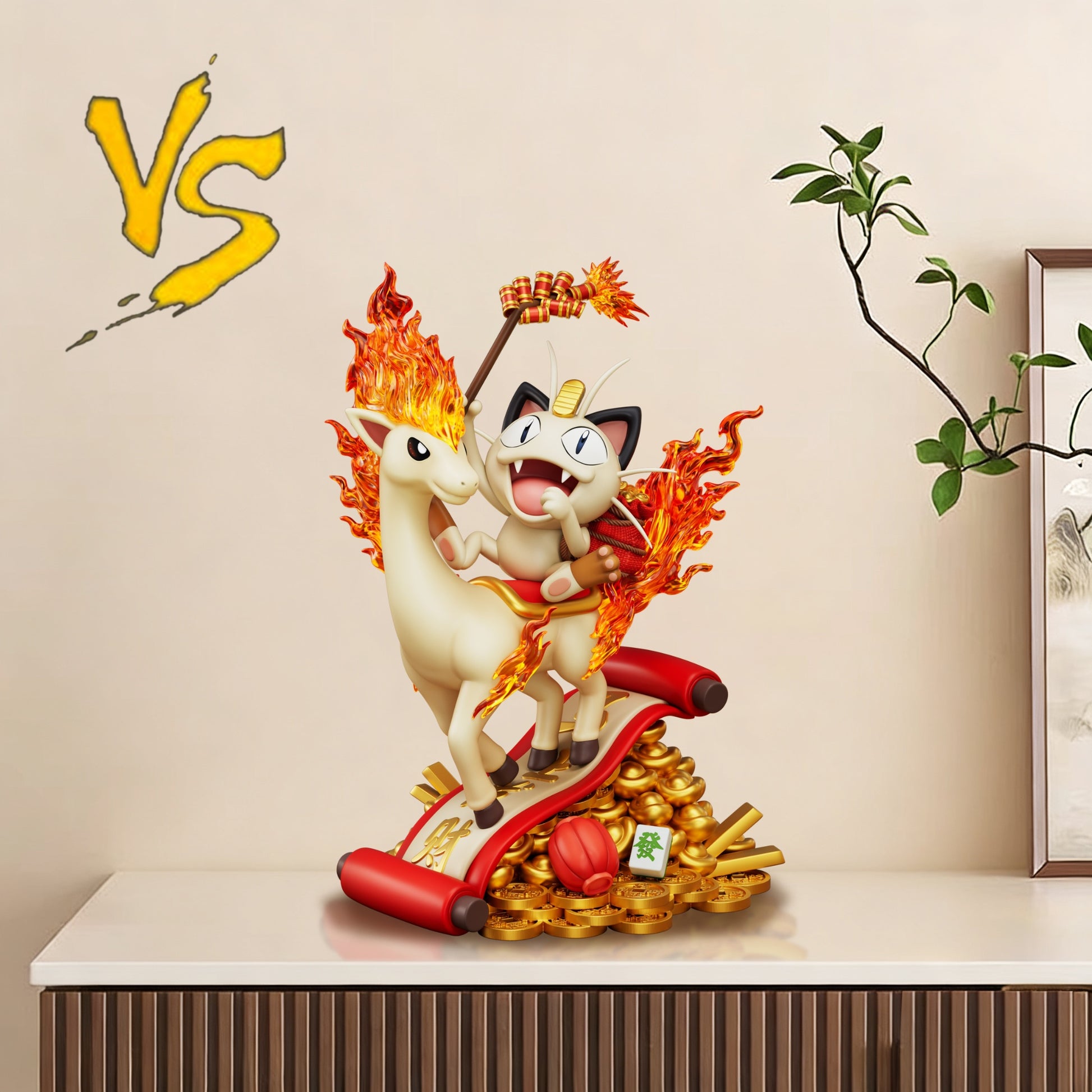 Vs Studio - Lucky Meowth & Rapidash