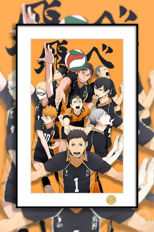 Xing Kong Studio - Karasuno Poster Frame