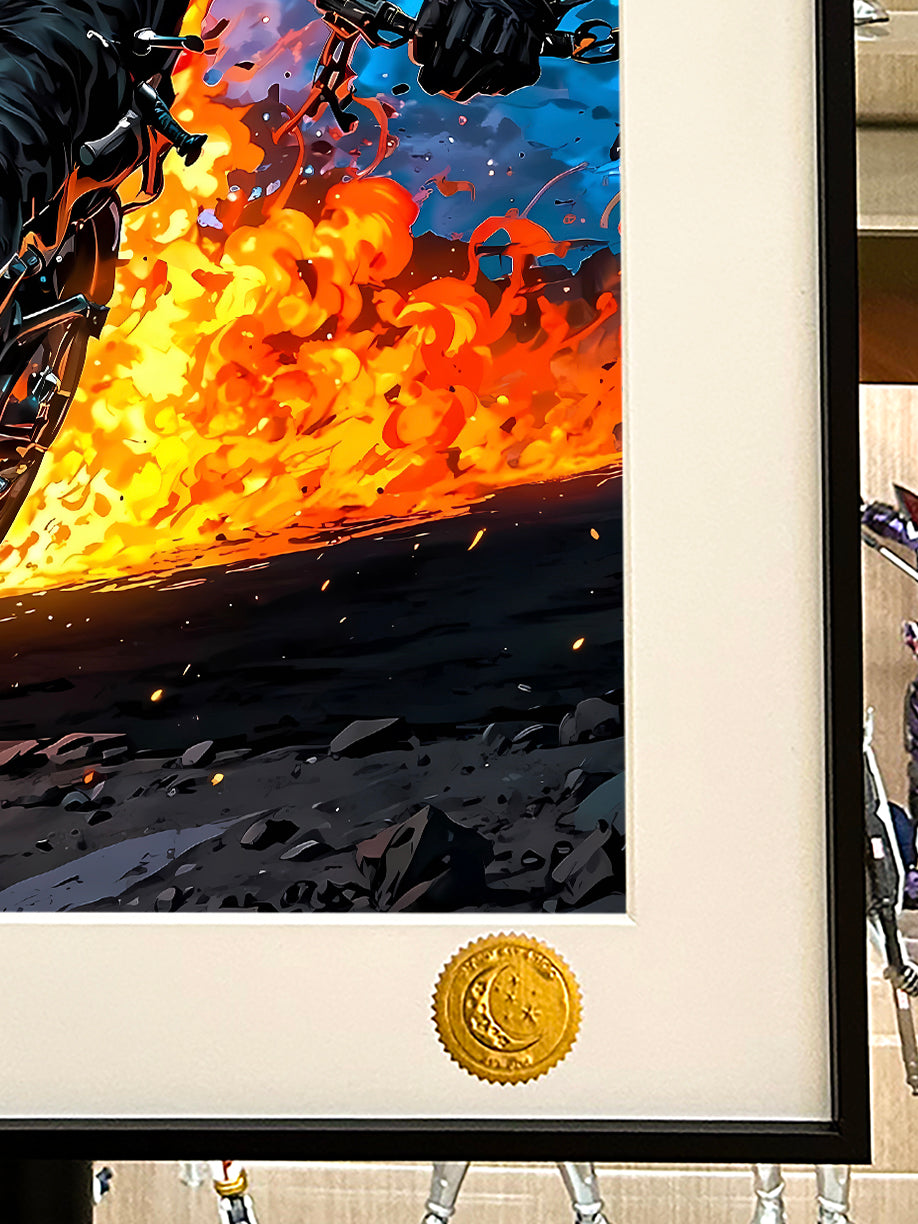 Xing Kong Studio - Ghost Rider Poster Frame [2 Variants]