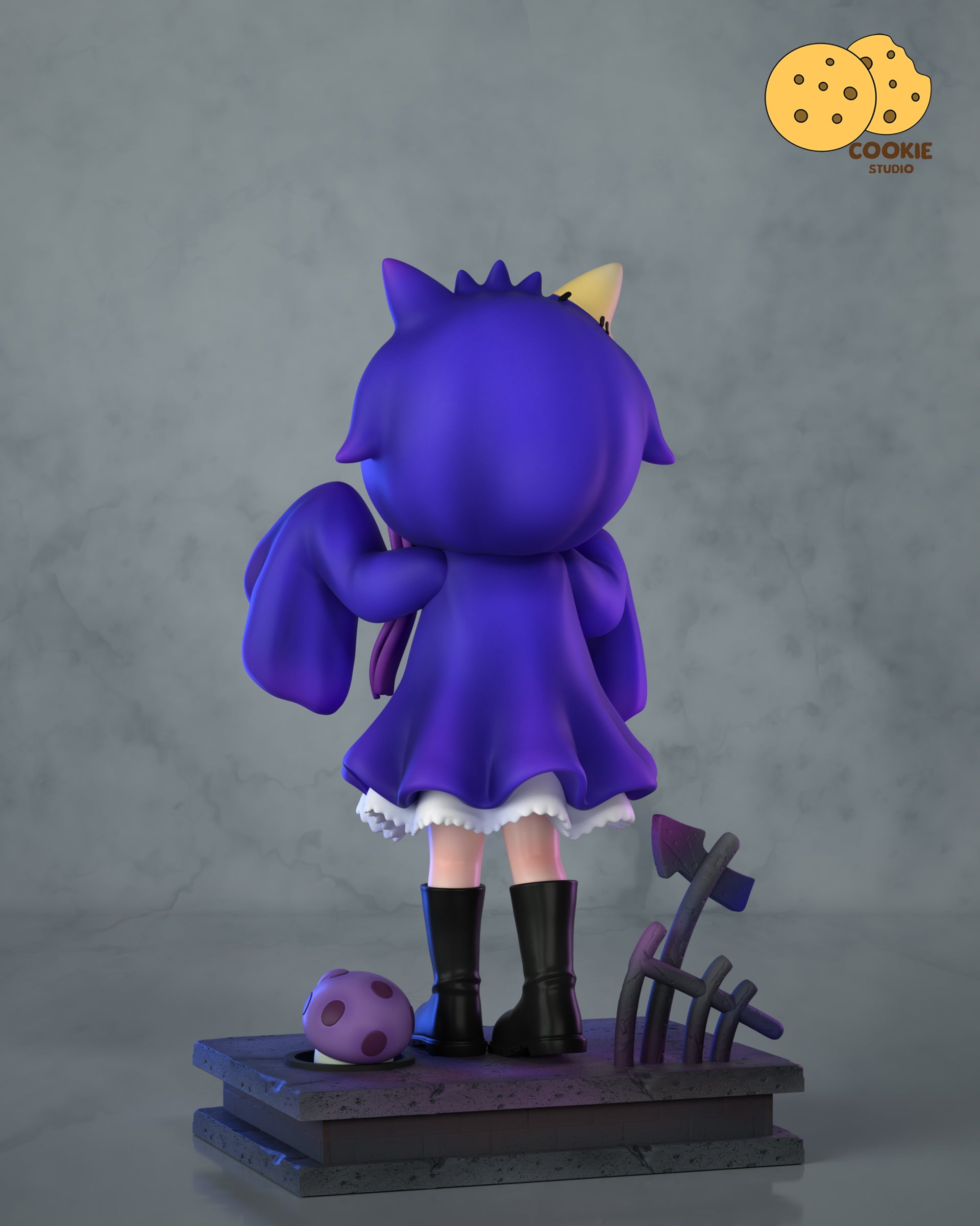 Cookie Studio - Fern Wearing Gengar Pajamas