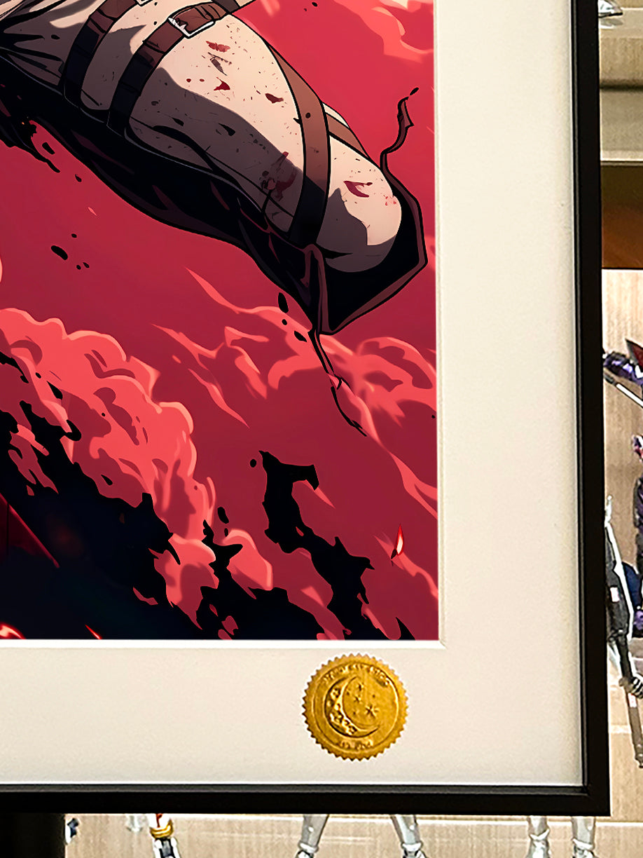 Xing Kong Studio - Bloody Levi Ackerman Poster Frame [2 Variants]