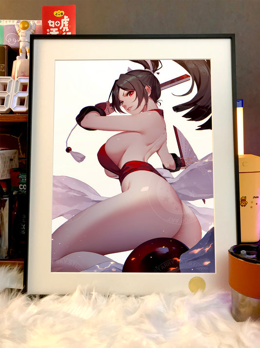 Xing Kong Studio - Flame Dance Mai Shiranui Poster Frame [2 Variants]