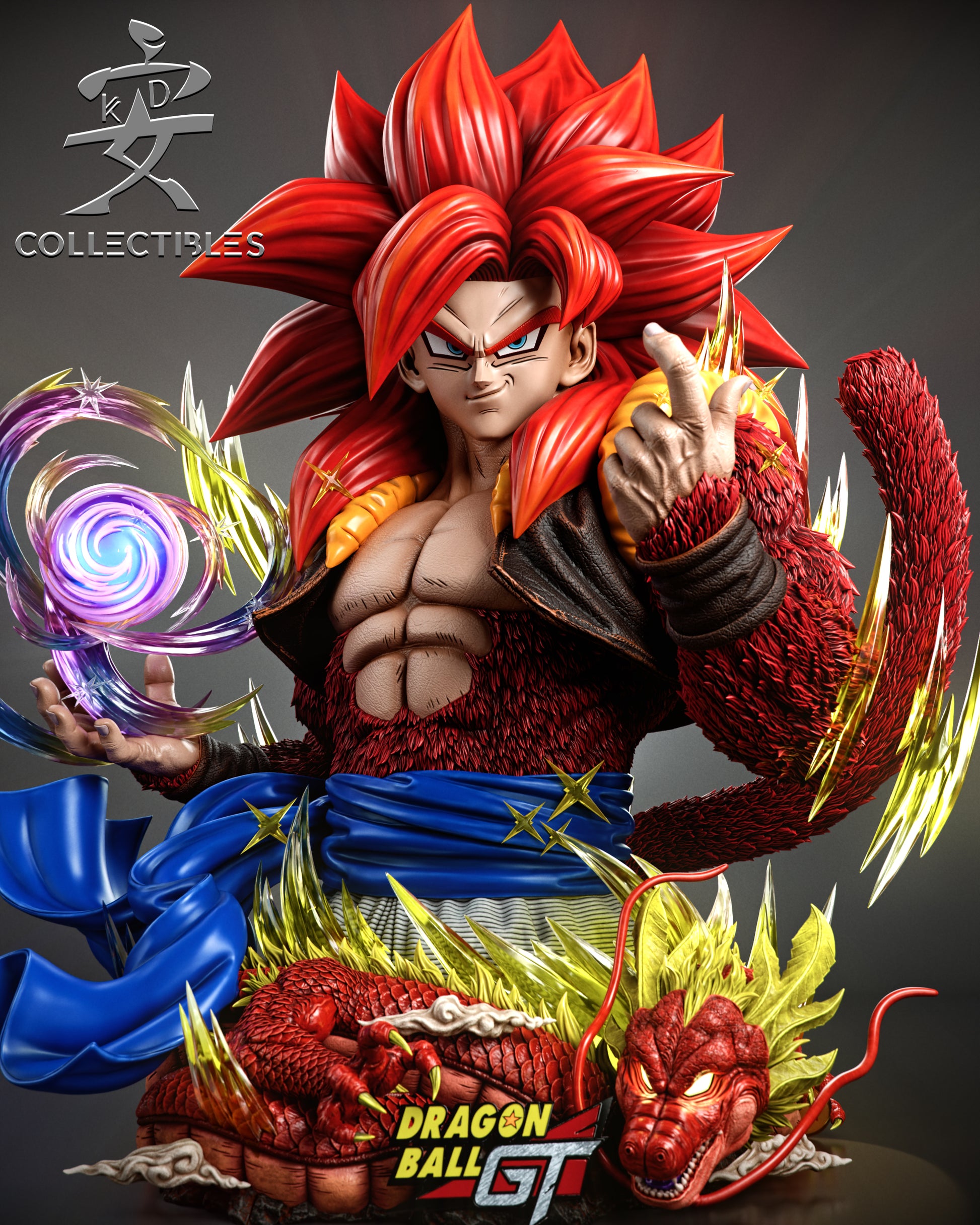 Kd Collectibles - Super Saiyan Gogeta Bust