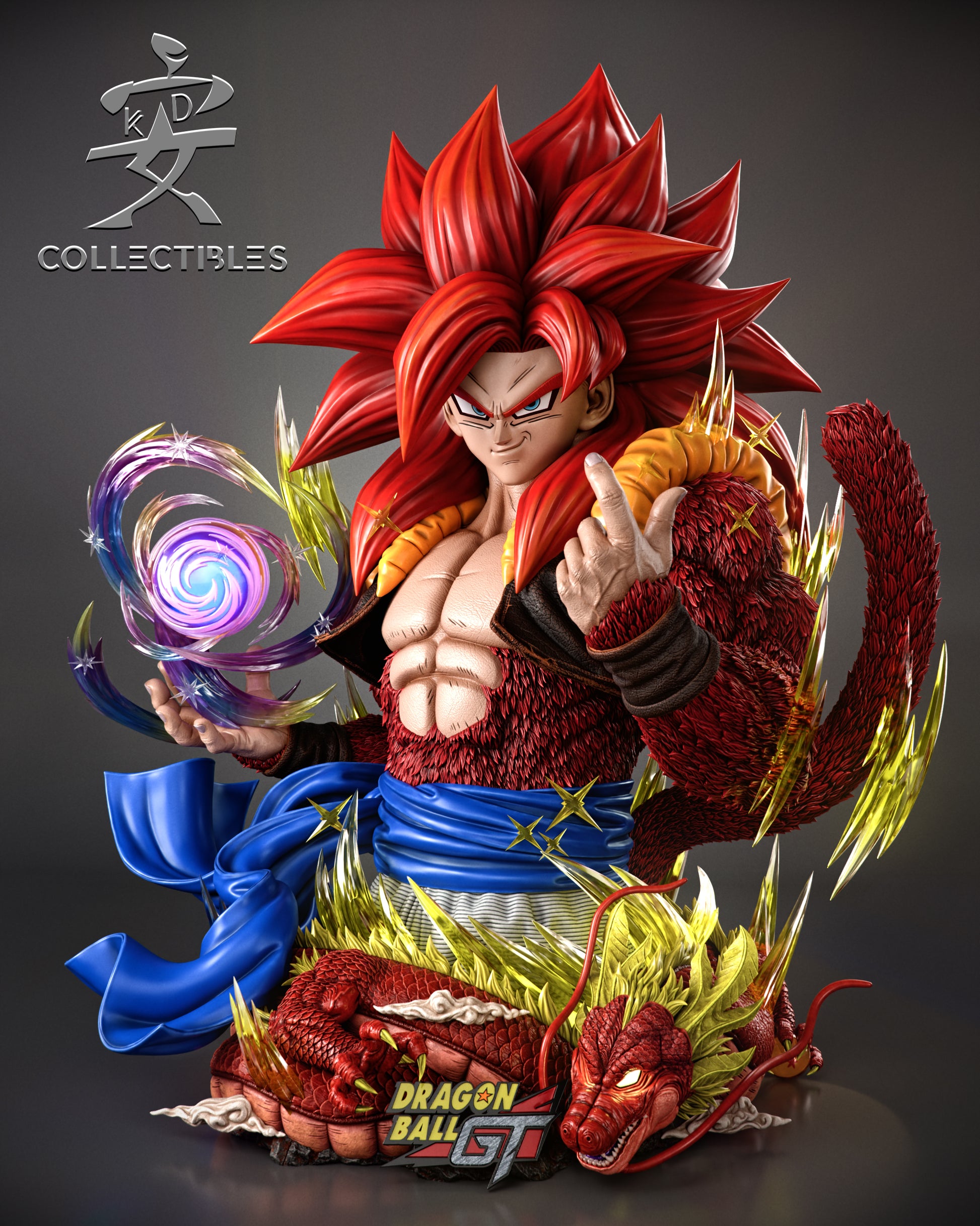 Kd Collectibles - Super Saiyan Gogeta Bust