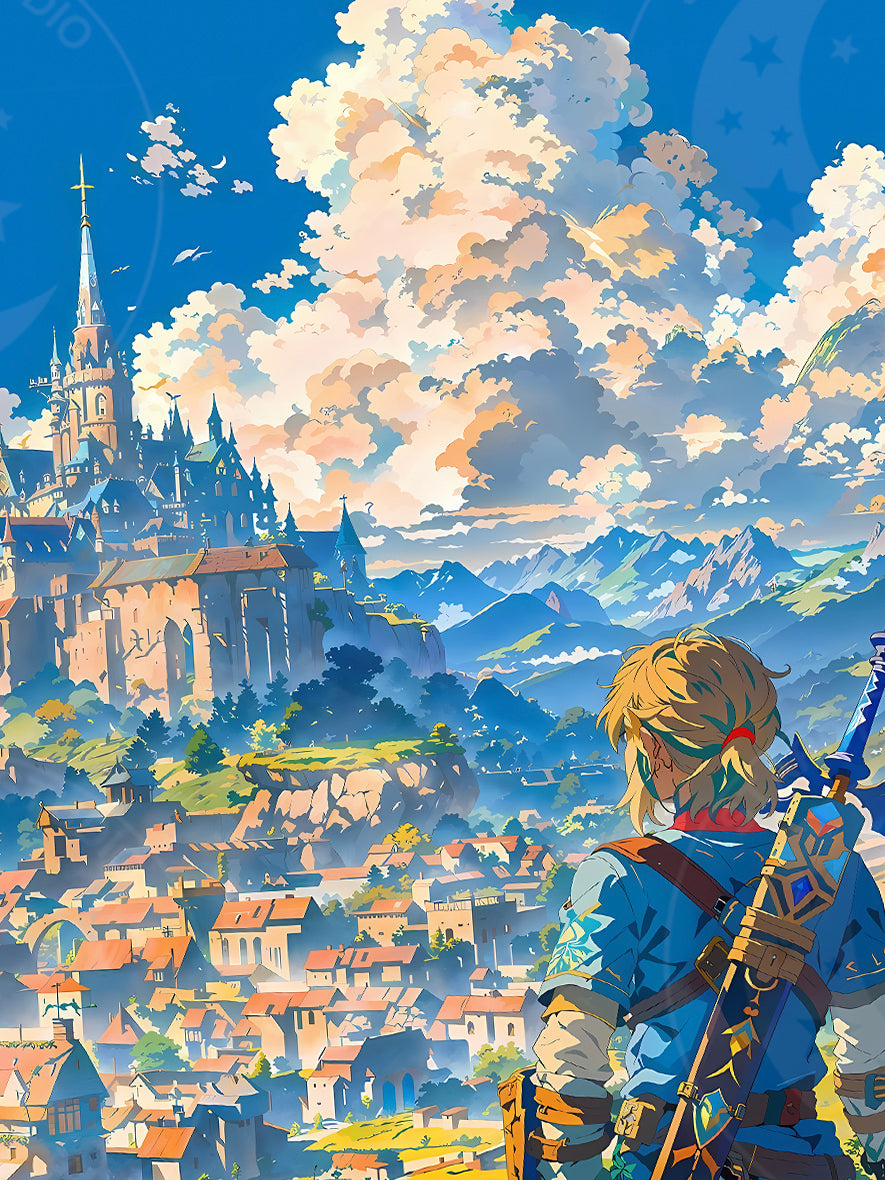 Xing Kong Studio - Link Outside the Castle Poster Frame [2 Variants]