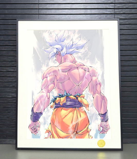 H-Two Studio - Ultra Instinct Son Goku Poster Frame