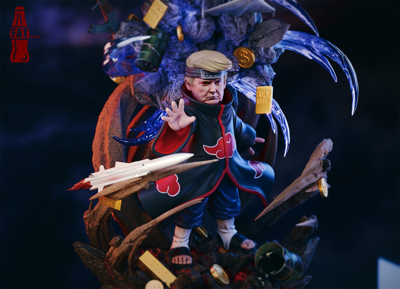 FAT BOY Studio - Trump Cosplay Naruto Akatsuki