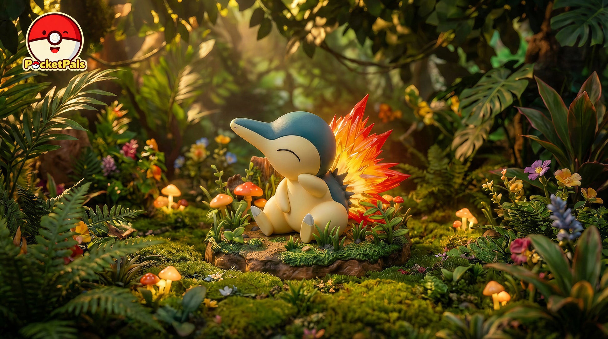 PocketPals Studio - Slow-Burning Spark: Cyndaquil [4 Variants]