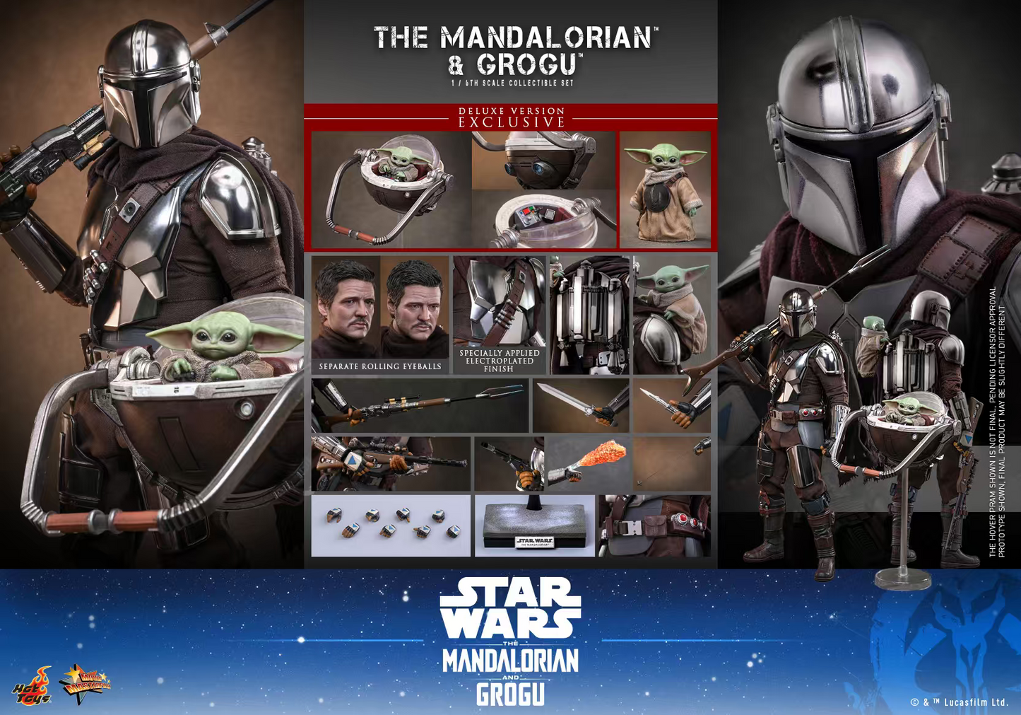Hottoys - The Mandalorian and Grogu [Licensed]