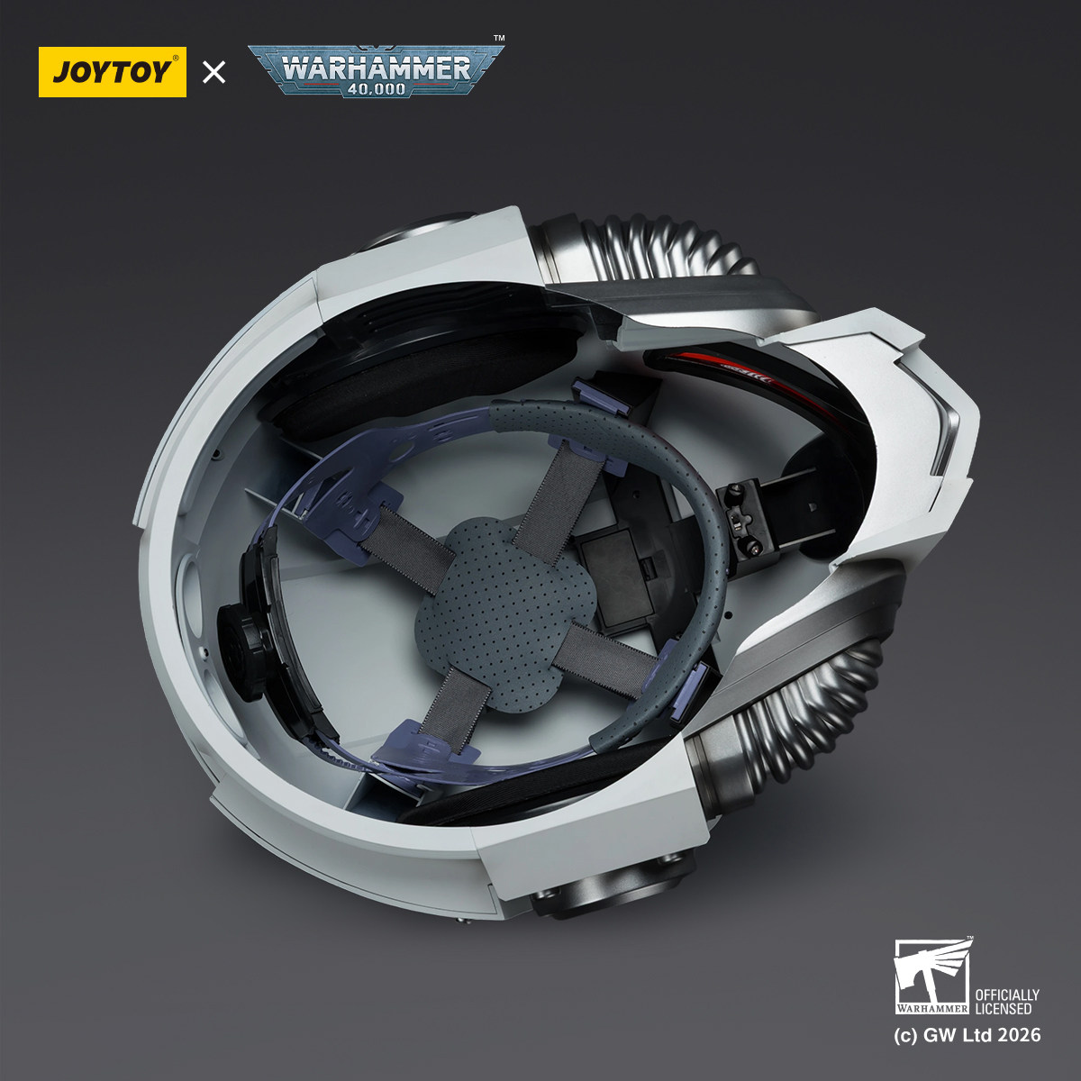 JOYTOY - White Scars MkX Helmet and Display