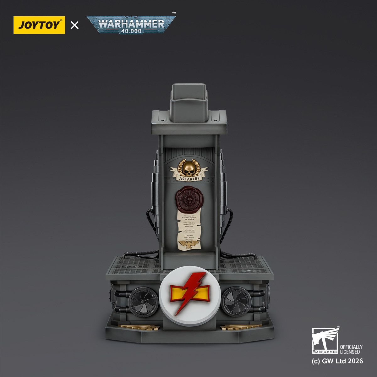 JOYTOY - White Scars MkX Helmet and Display
