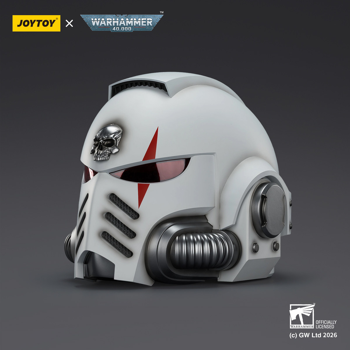 JOYTOY - White Scars MkX Helmet and Display