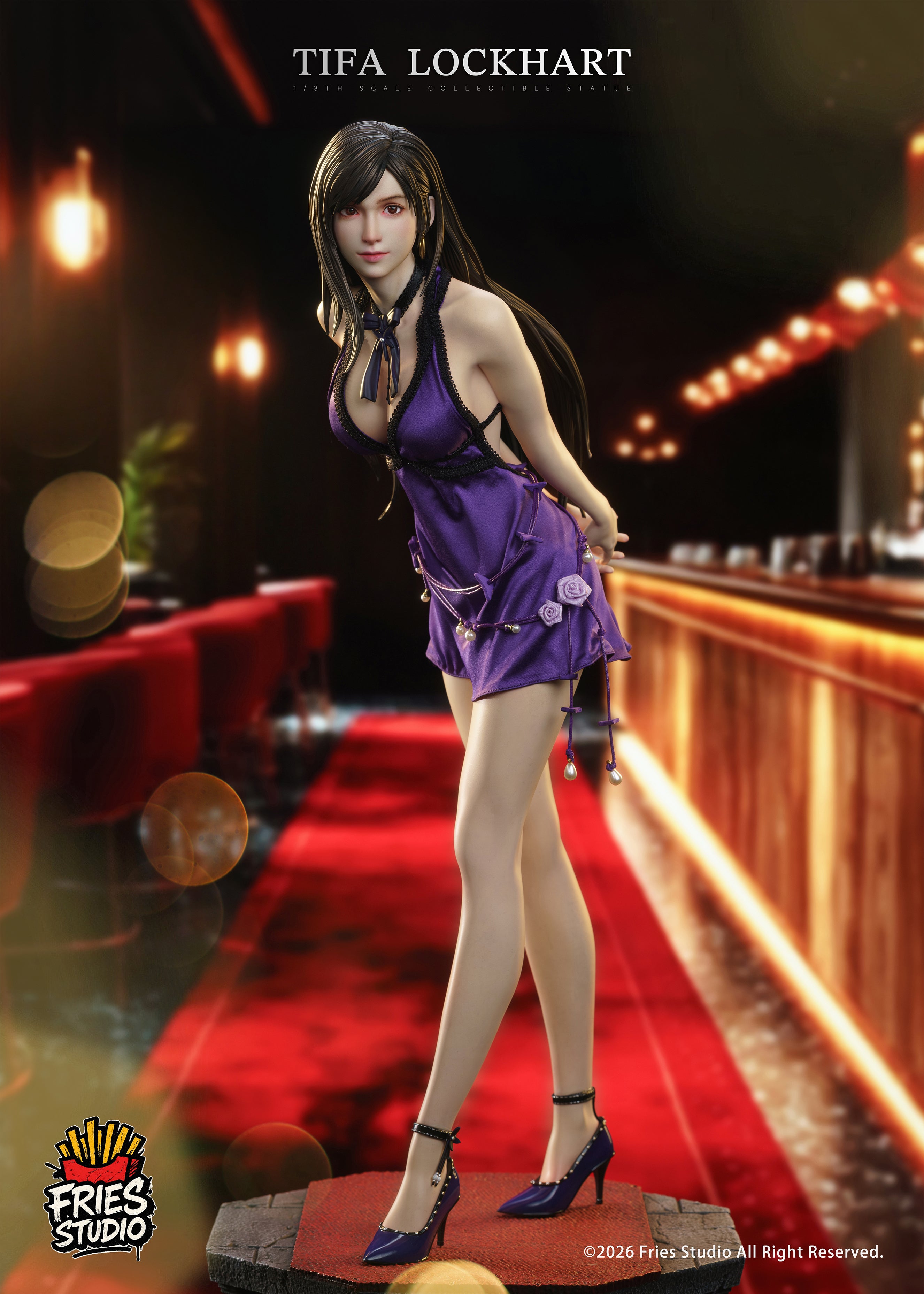 Fries Studio - Tifa Lockhart Purple Dress – Avolounge