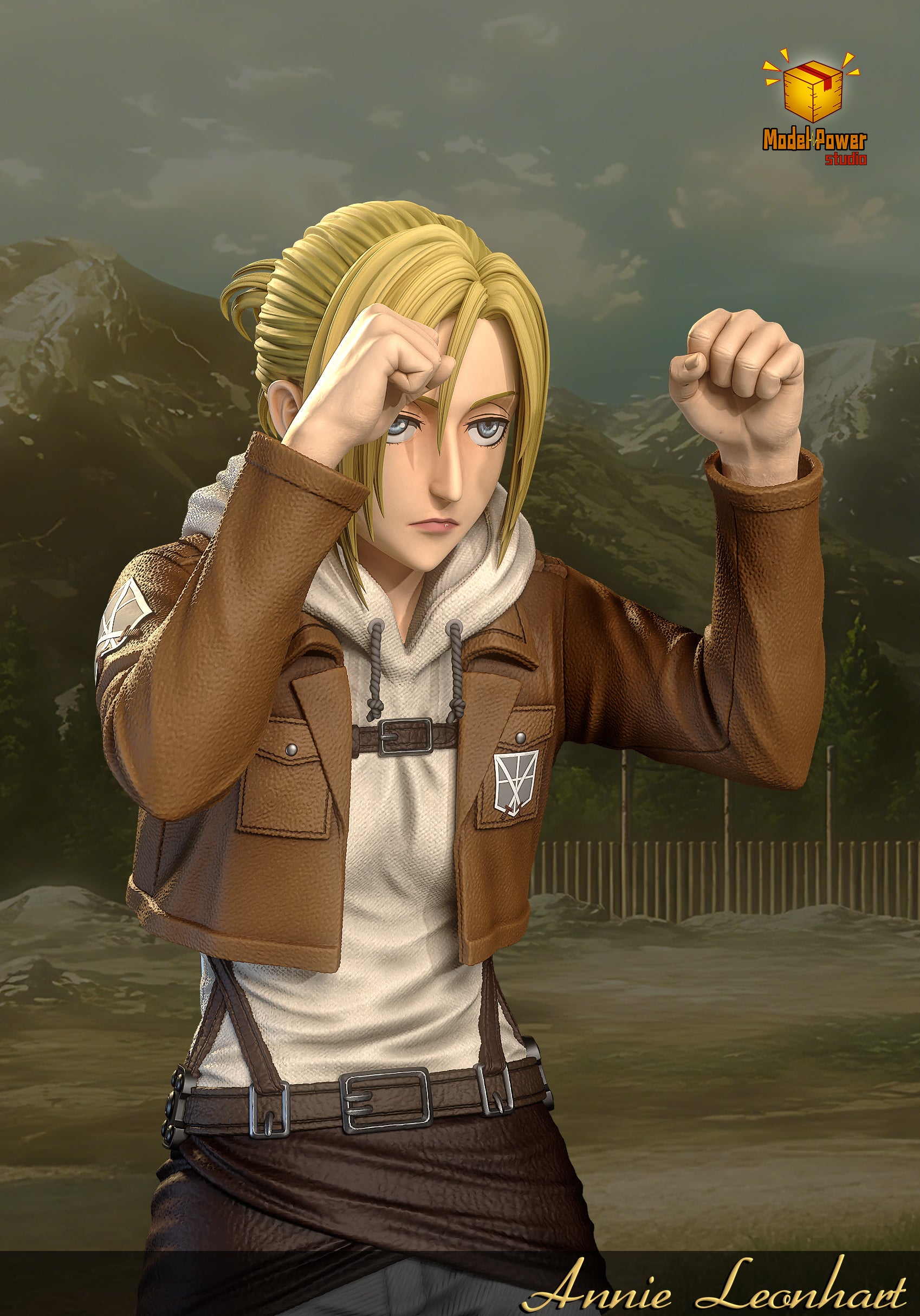 Model Power Studio - Annie Leonhart Battle Ready Pose
