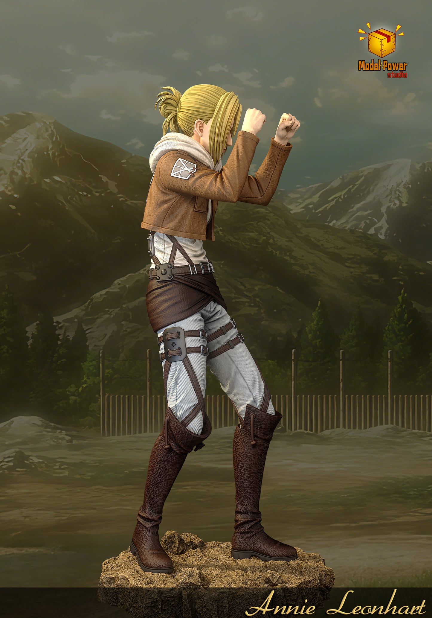 Model Power Studio - Annie Leonhart Battle Ready Pose