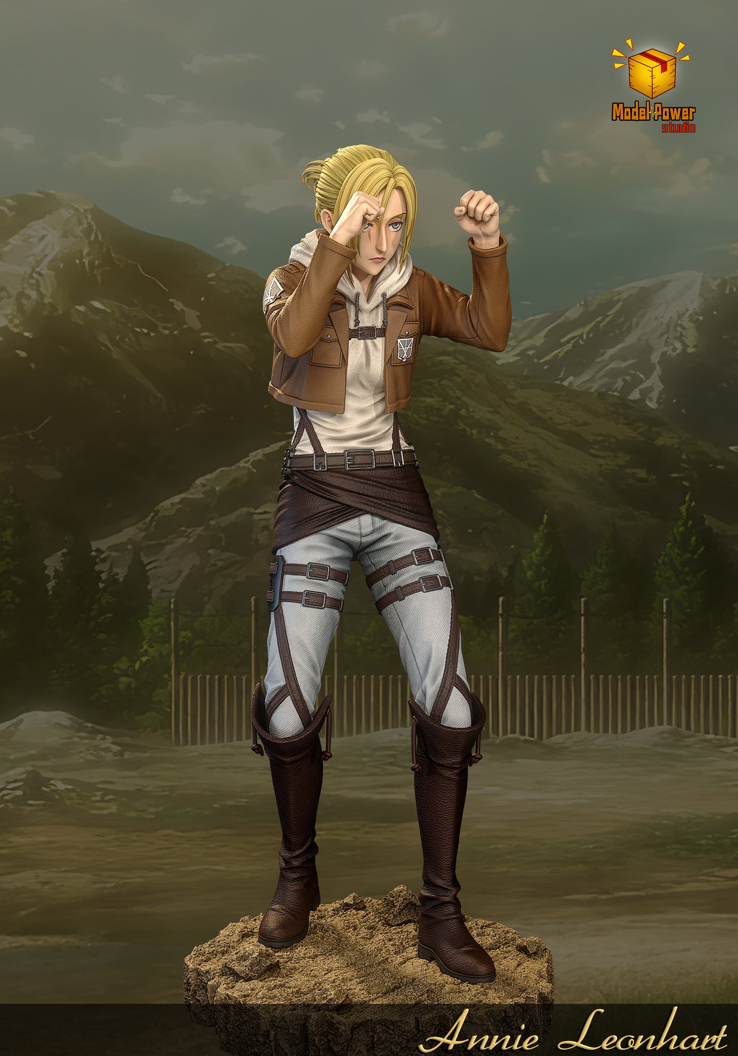 Model Power Studio - Annie Leonhart Battle Ready Pose