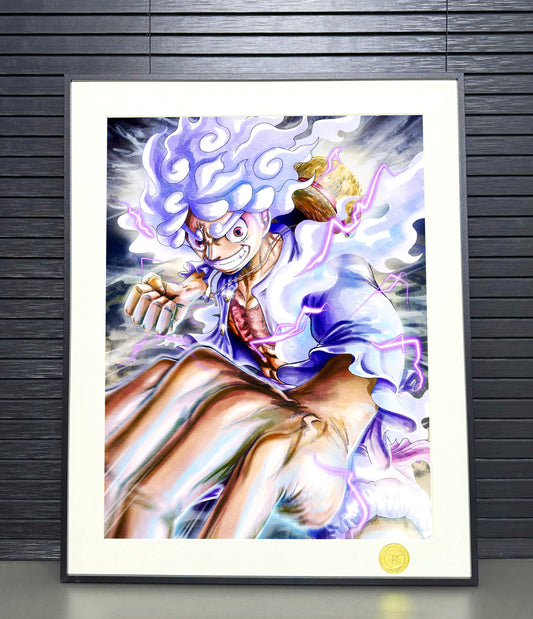 H-TWO Studio - Nika Luffy Poster Frame