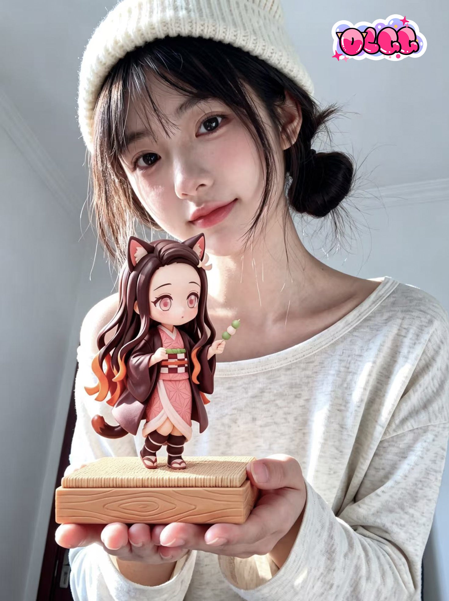 OLGG Studio - Zenitsu X Nezuko Cat costume Chibi [2 Variants]