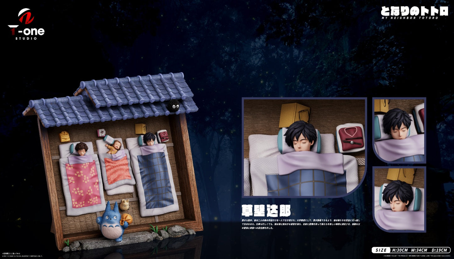 T-ONE Studio - Totoro & Mei & Satsuki Kusakabe & Tatsuo Kusakabe Sleep