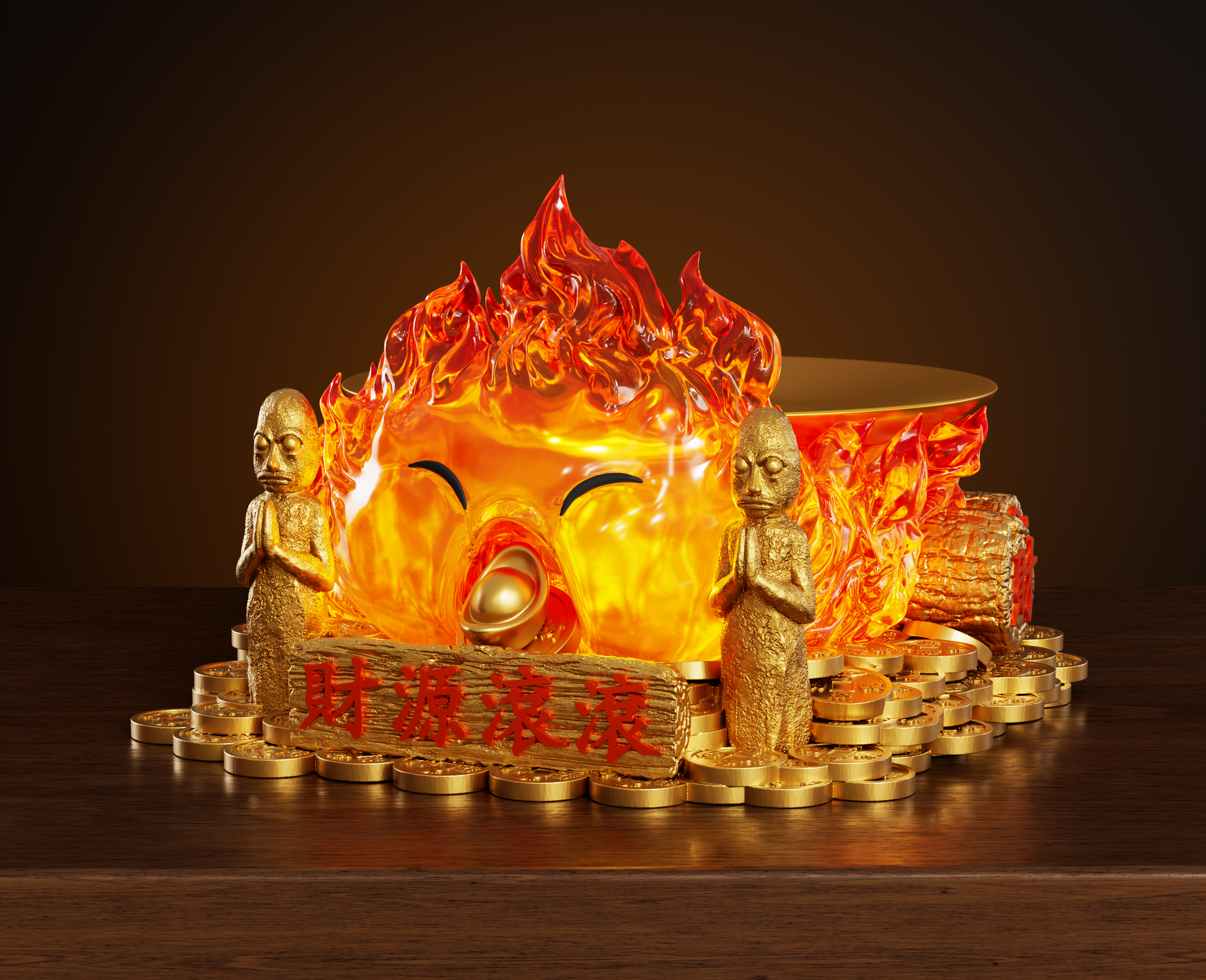 WAWA Studio - Lucky Calcifer Tray [2 Variants]