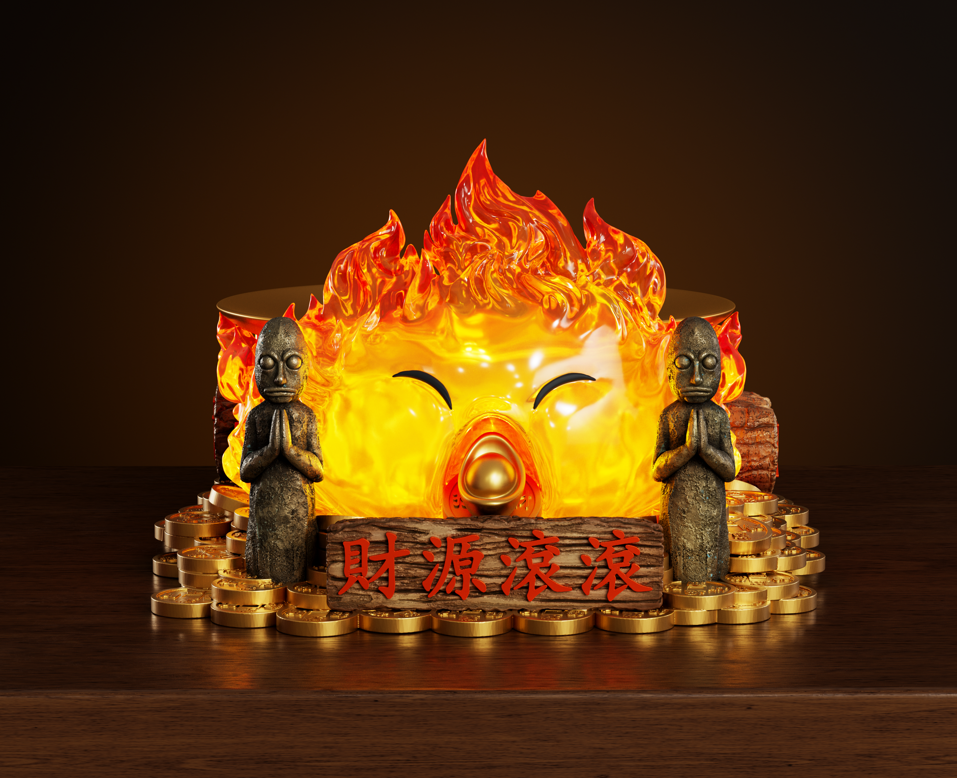 WAWA Studio - Lucky Calcifer Tray [2 Variants]