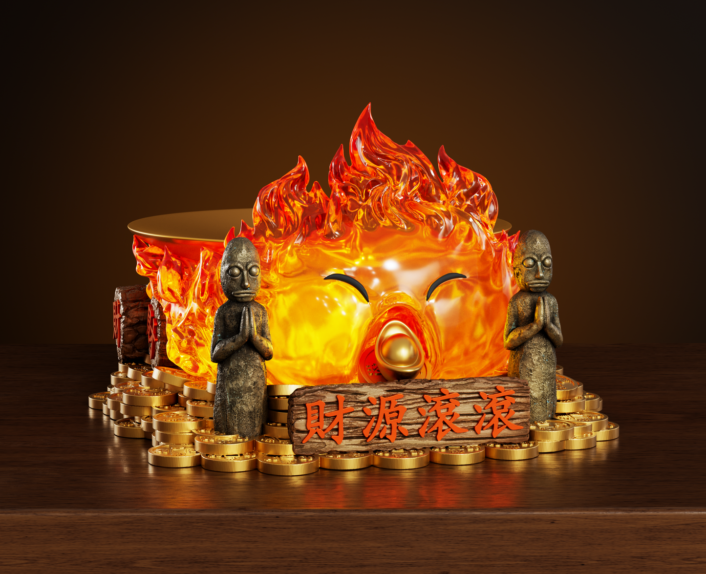 WAWA Studio - Lucky Calcifer Tray [2 Variants]