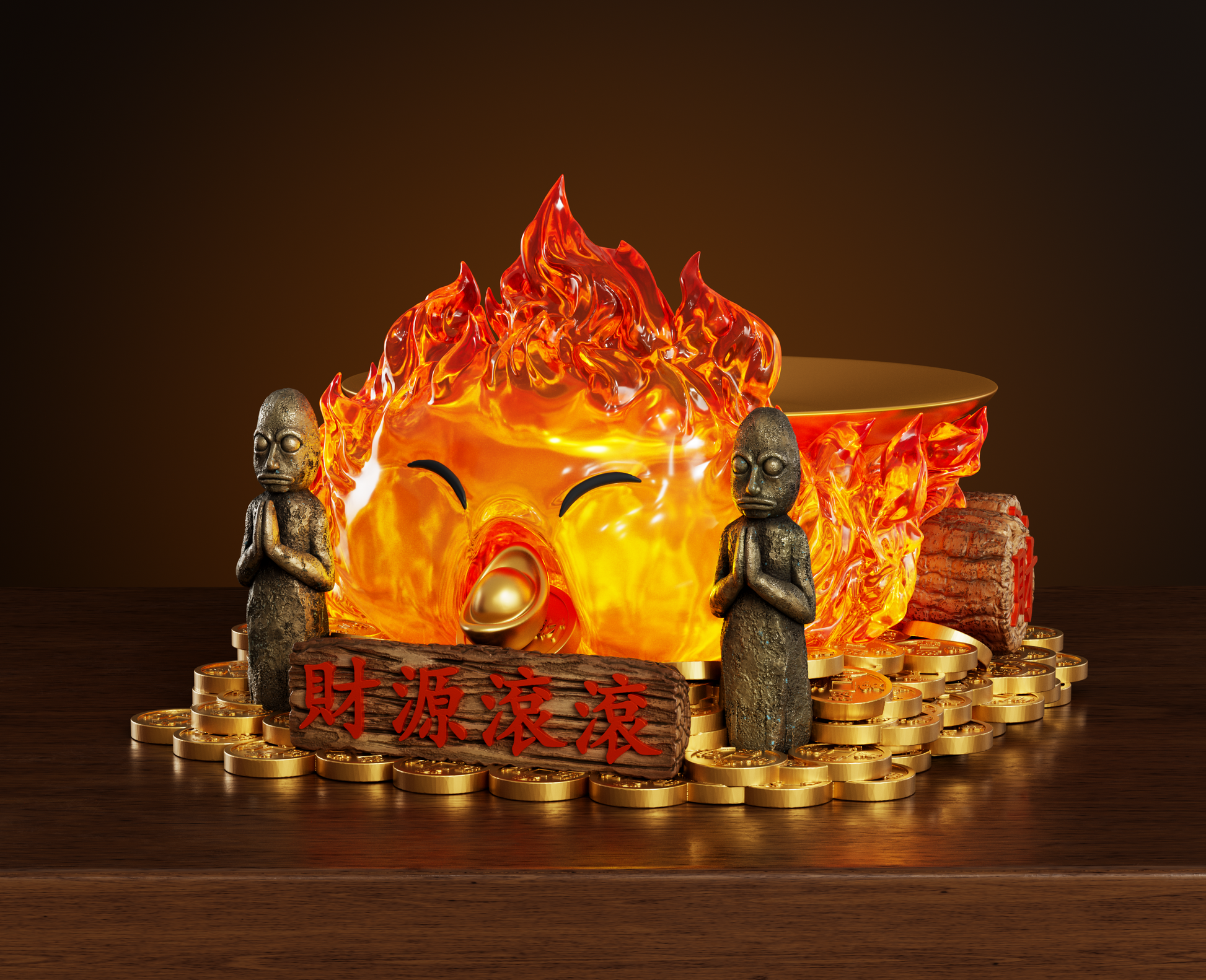 WAWA Studio - Lucky Calcifer Tray [2 Variants]