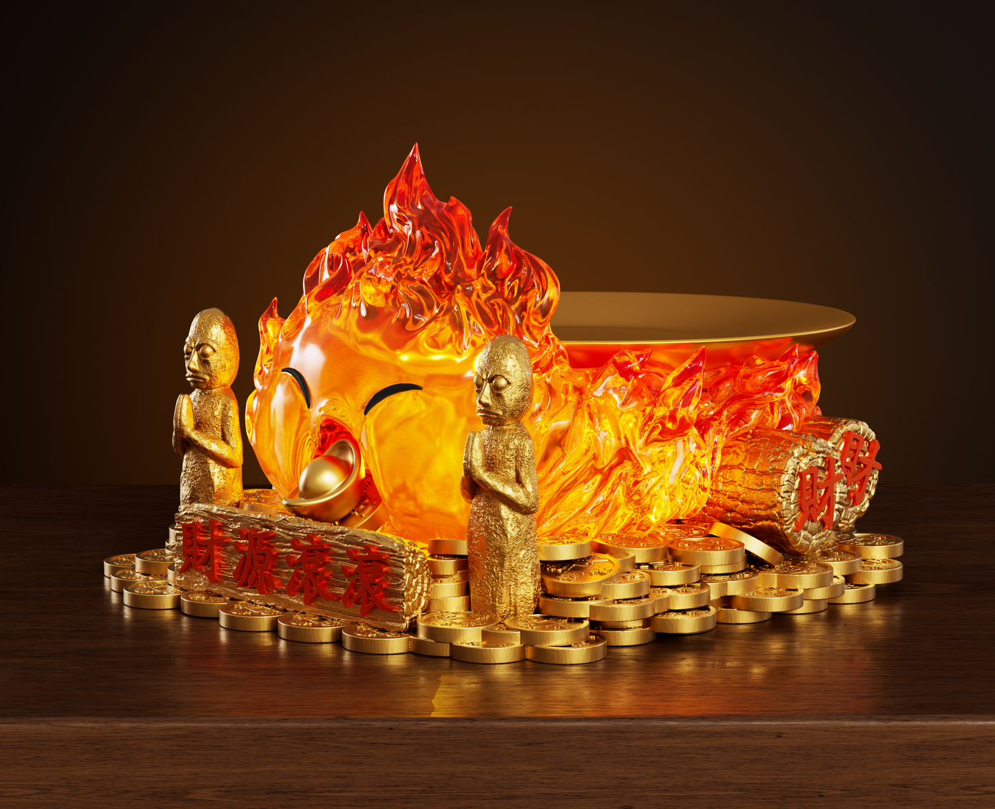 WAWA Studio - Lucky Calcifer Tray [2 Variants]
