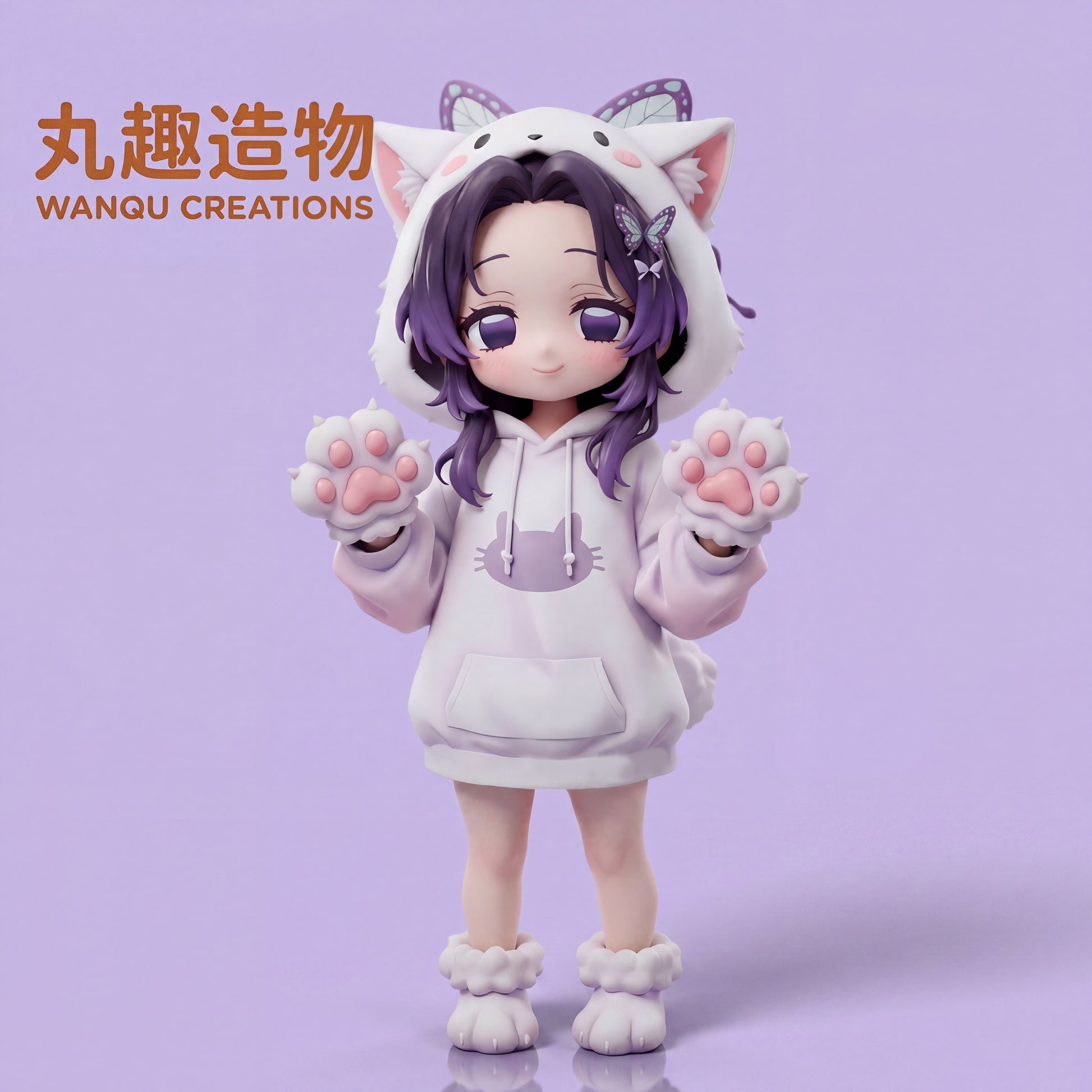 Wanqu Creations Studio - Shinobu Kocho Cat Ears Chibi