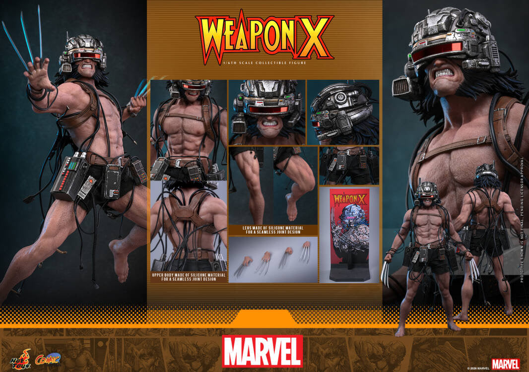 Hottoys -  Logan Wolverine Weapon X [CMS034] [Licensed]
