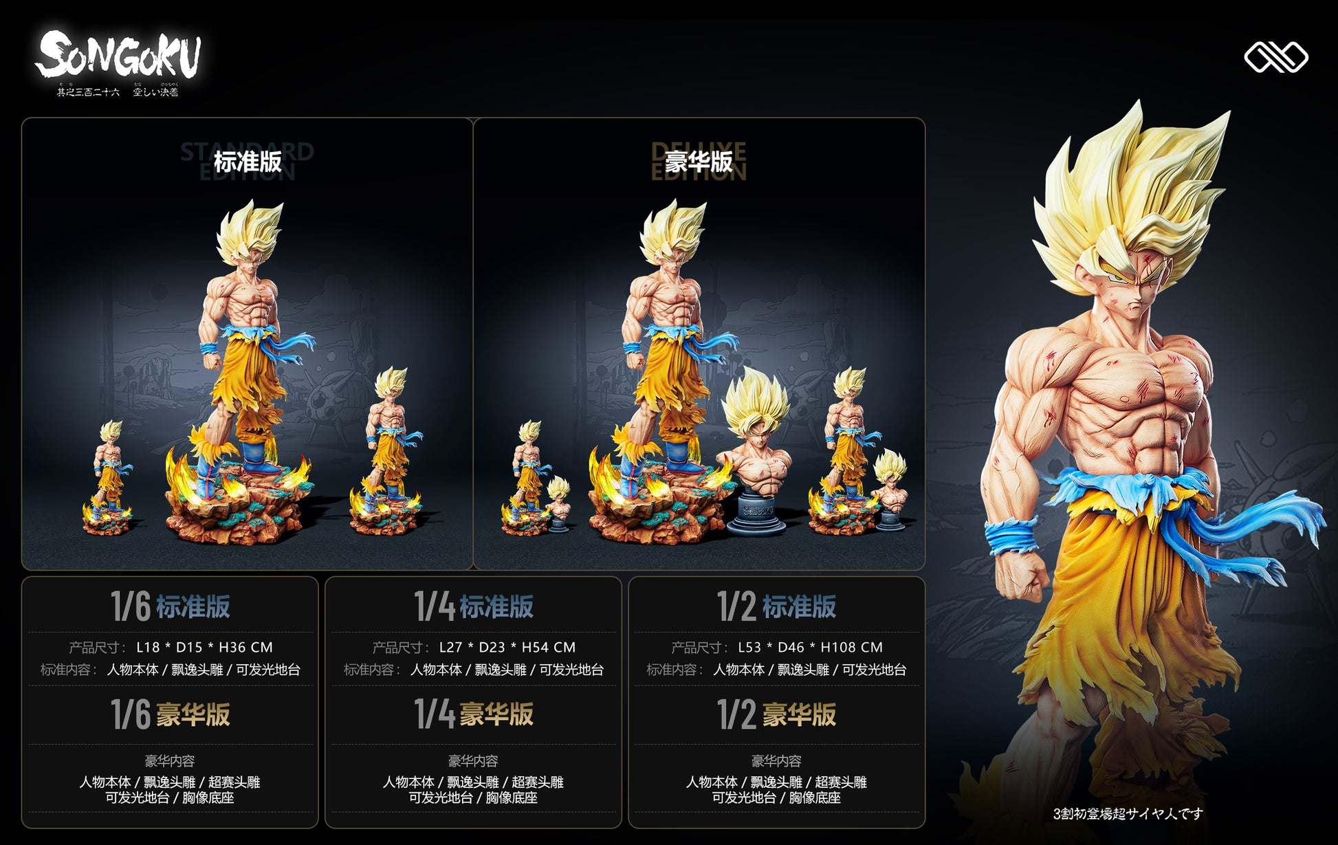 Infinite Studio - Super Saiyan Son Goku First Appearance [6 Variants]