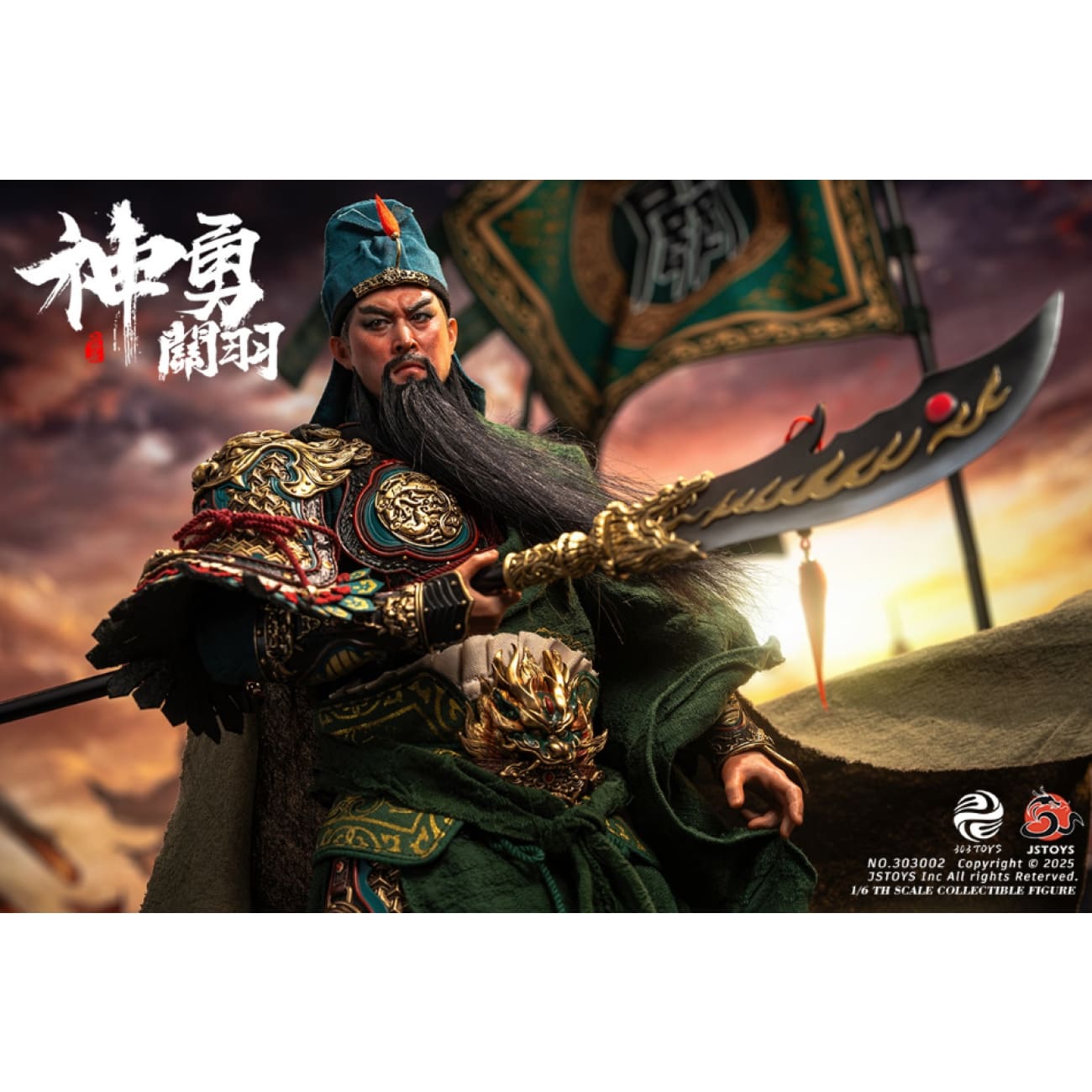 303TOYS x JSTOYS - Mighty Guan Yu Yun Chang [3 Variants]