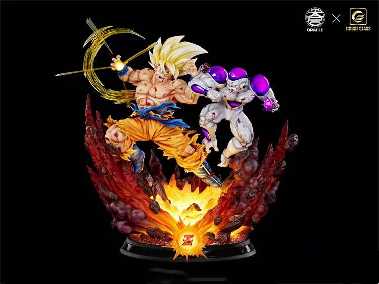 Figure Class Studio x Oracle Studio - Super Saiyan Son Goku vs Frieza ...