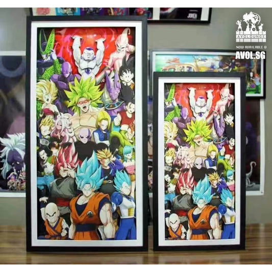 3d Art - Dragonball Art Frame [small/ Large]