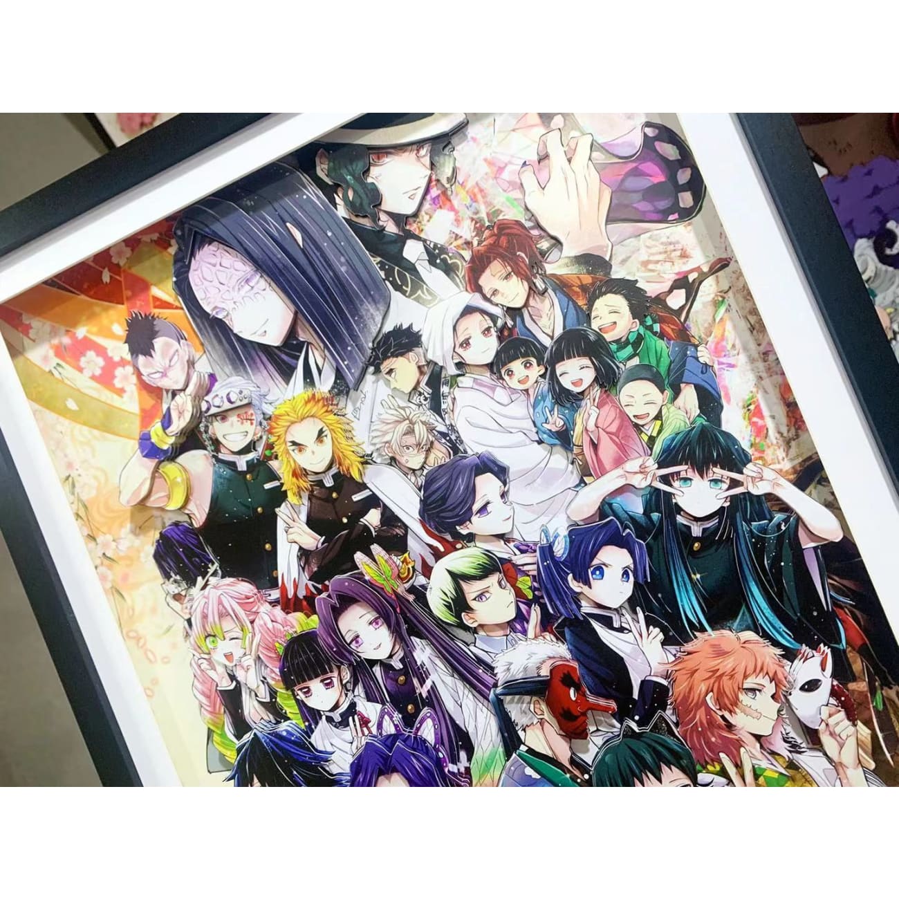 3D Art Frame - Demon slayer Poster frame