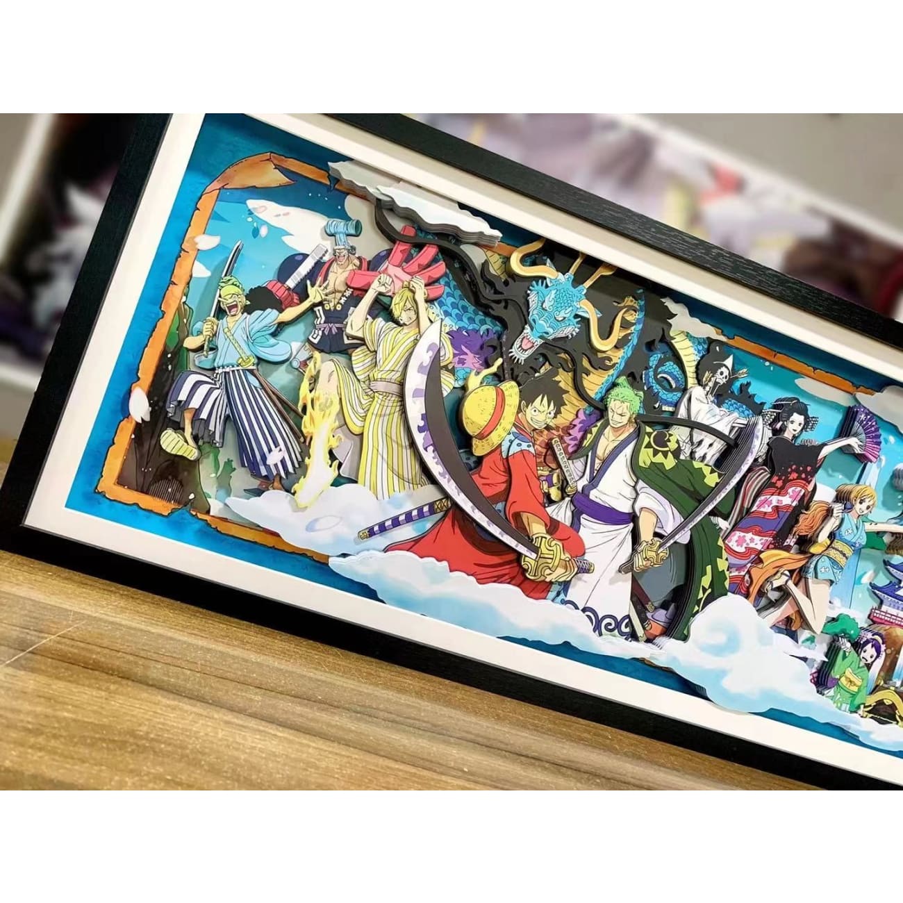 3D art frame - One Piece 3D Art Frame poster frame