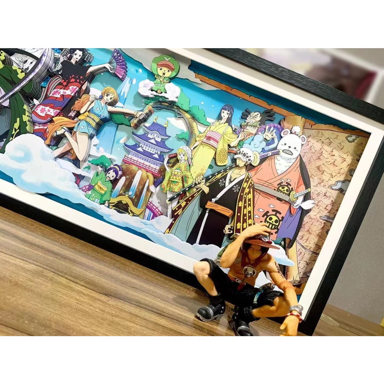 3D art frame - One Piece 3D Art Frame poster frame