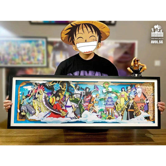 3D art frame - One Piece 3D Art Frame poster frame