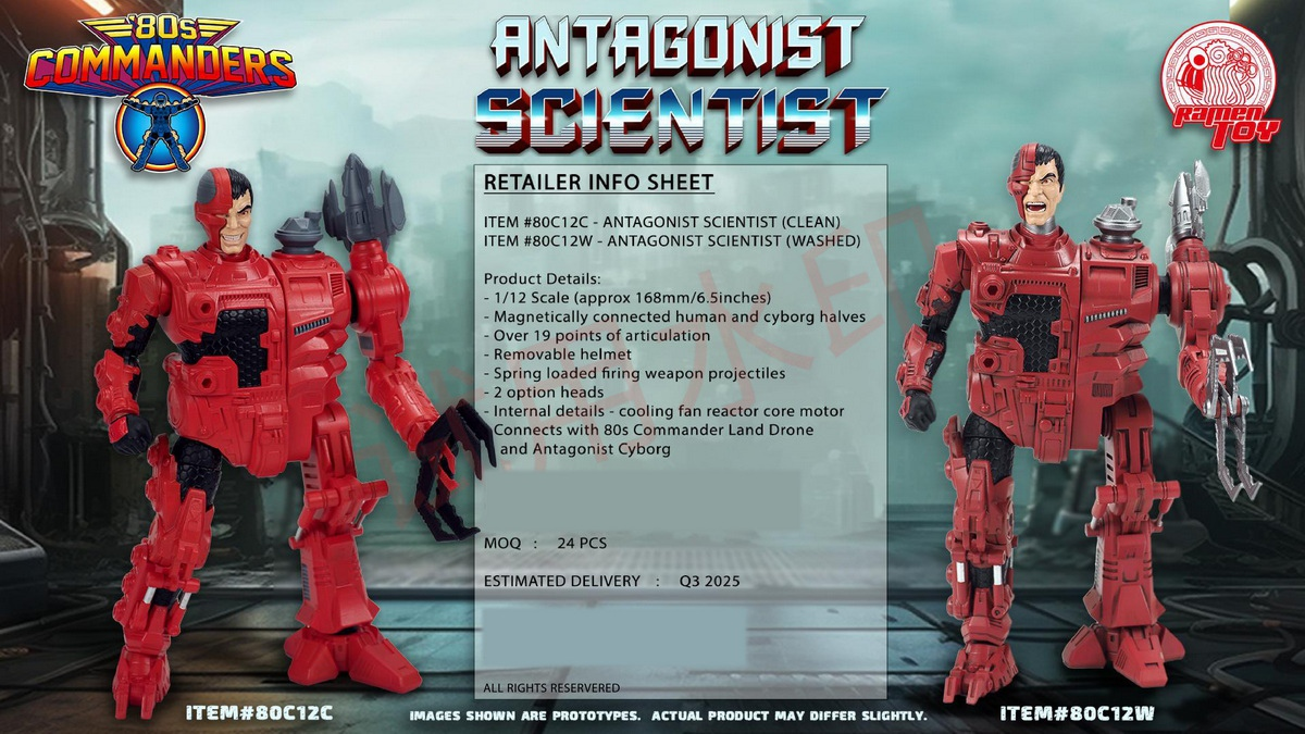 Ramen Toy - Anatagonist Scientist Clean [80C12C] / Anatagonist Scientist Washed [80C12W]