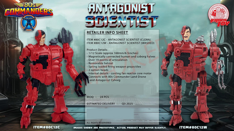 Ramen Toy - Anatagonist Scientist Clean [80C12C] / Anatagonist Scientist Washed [80C12W]
