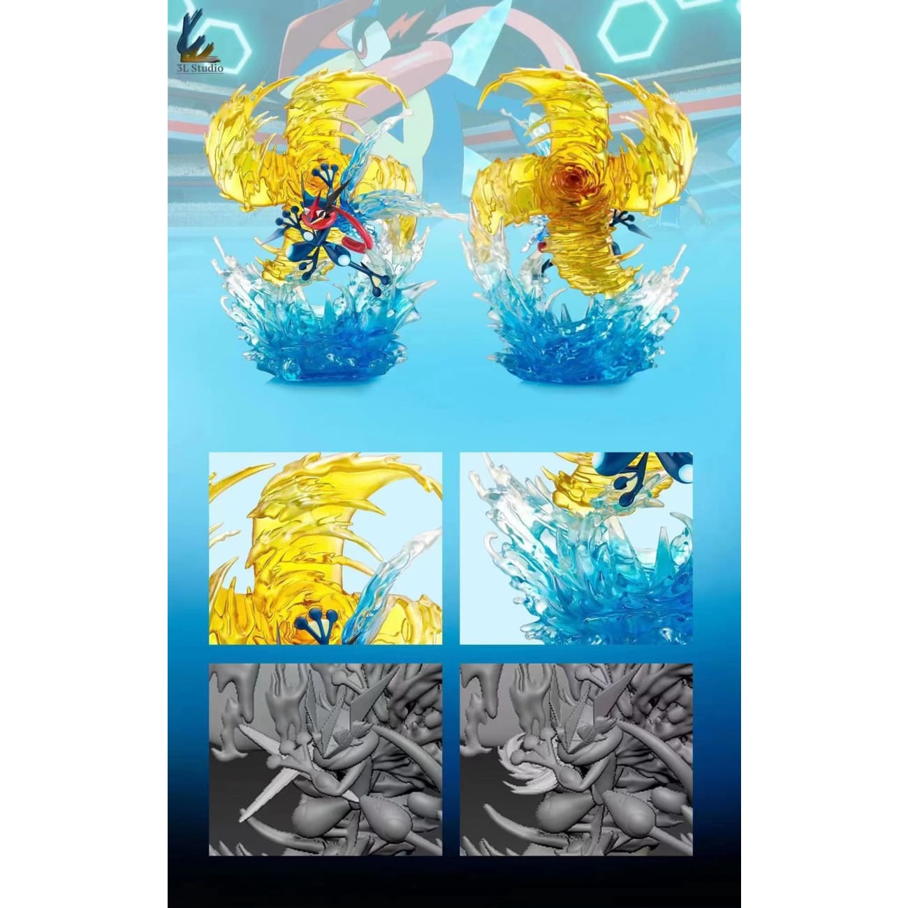3L Studio - Ash Ketchum's Greninja [Original Version / Shiny Version]